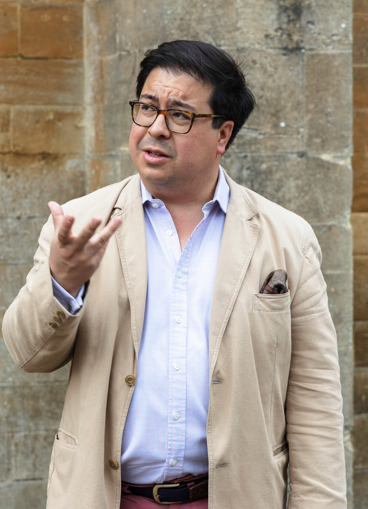 Serenhedd presenting the history of the Cowley Fathers