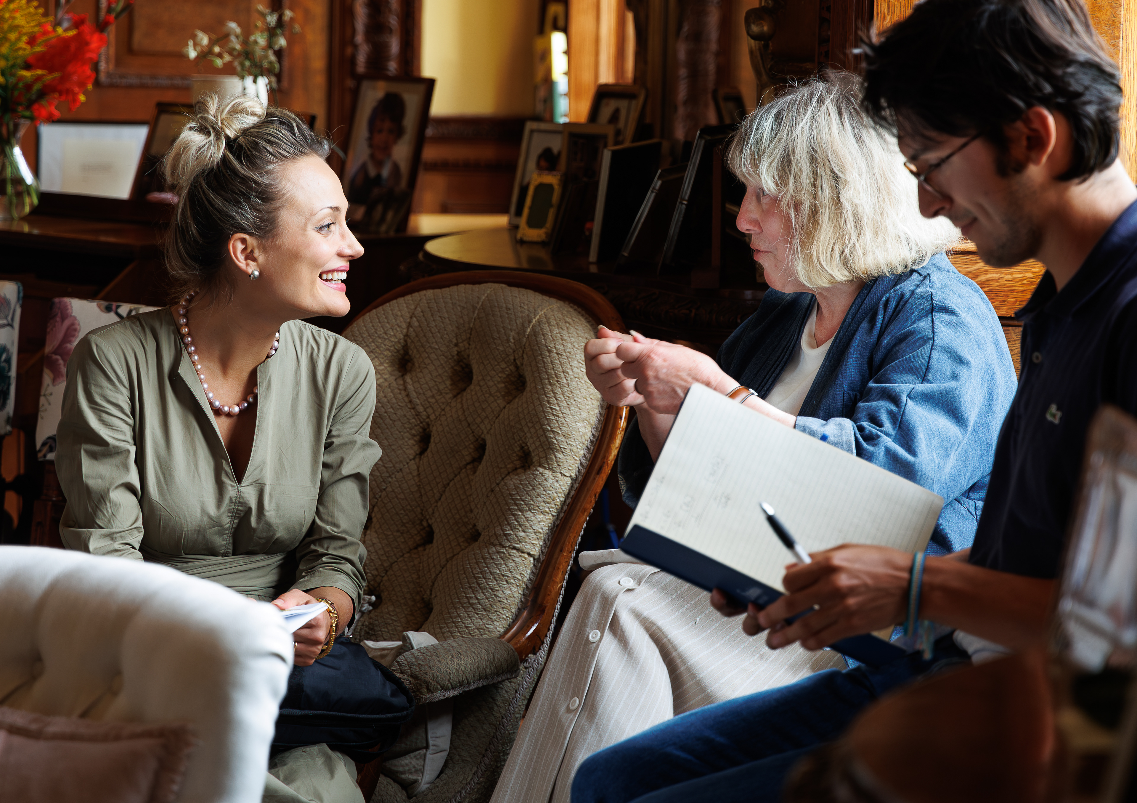 Justine Kolata, Brigitte and Andre
