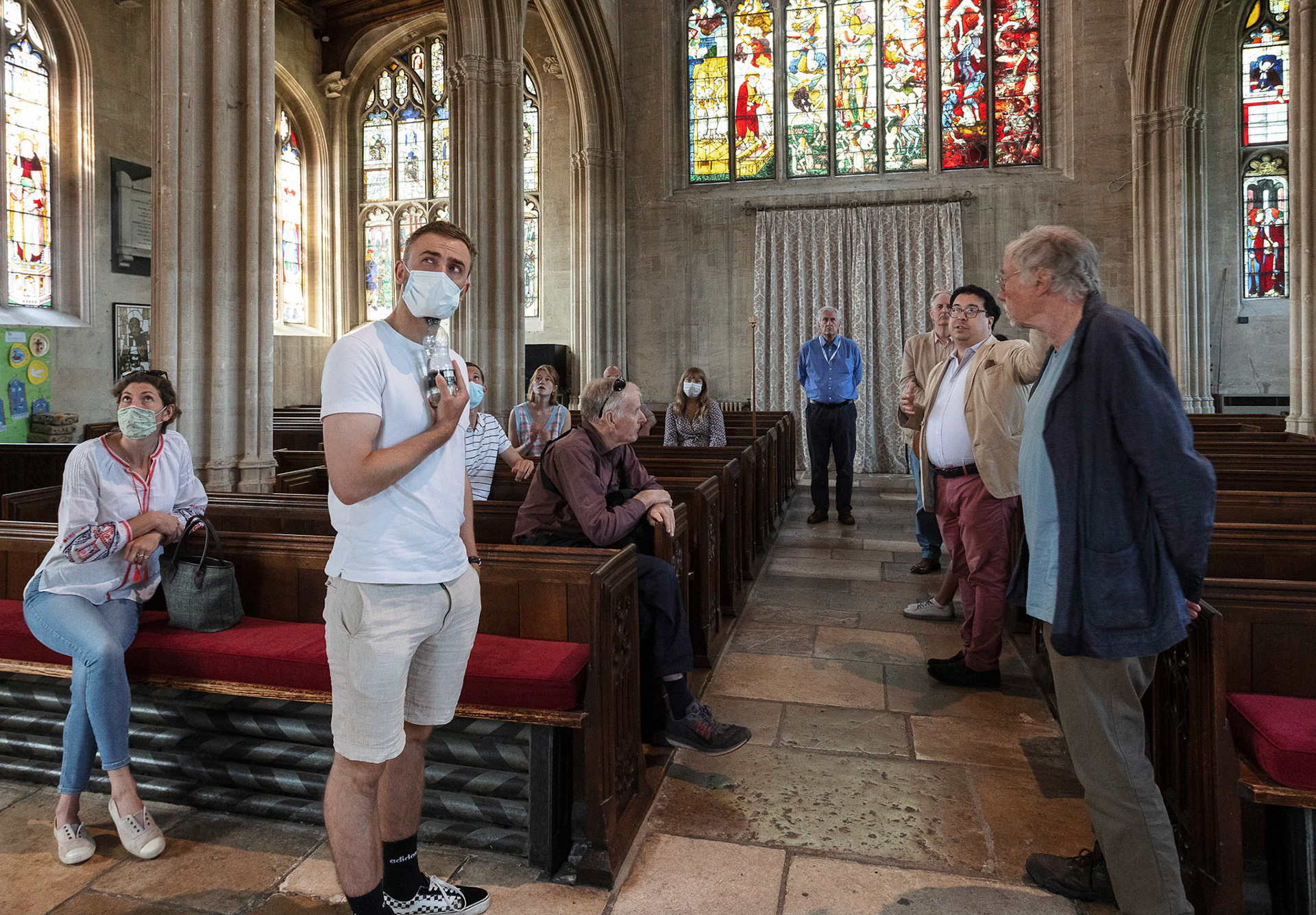 Inside St Mary's Fairford