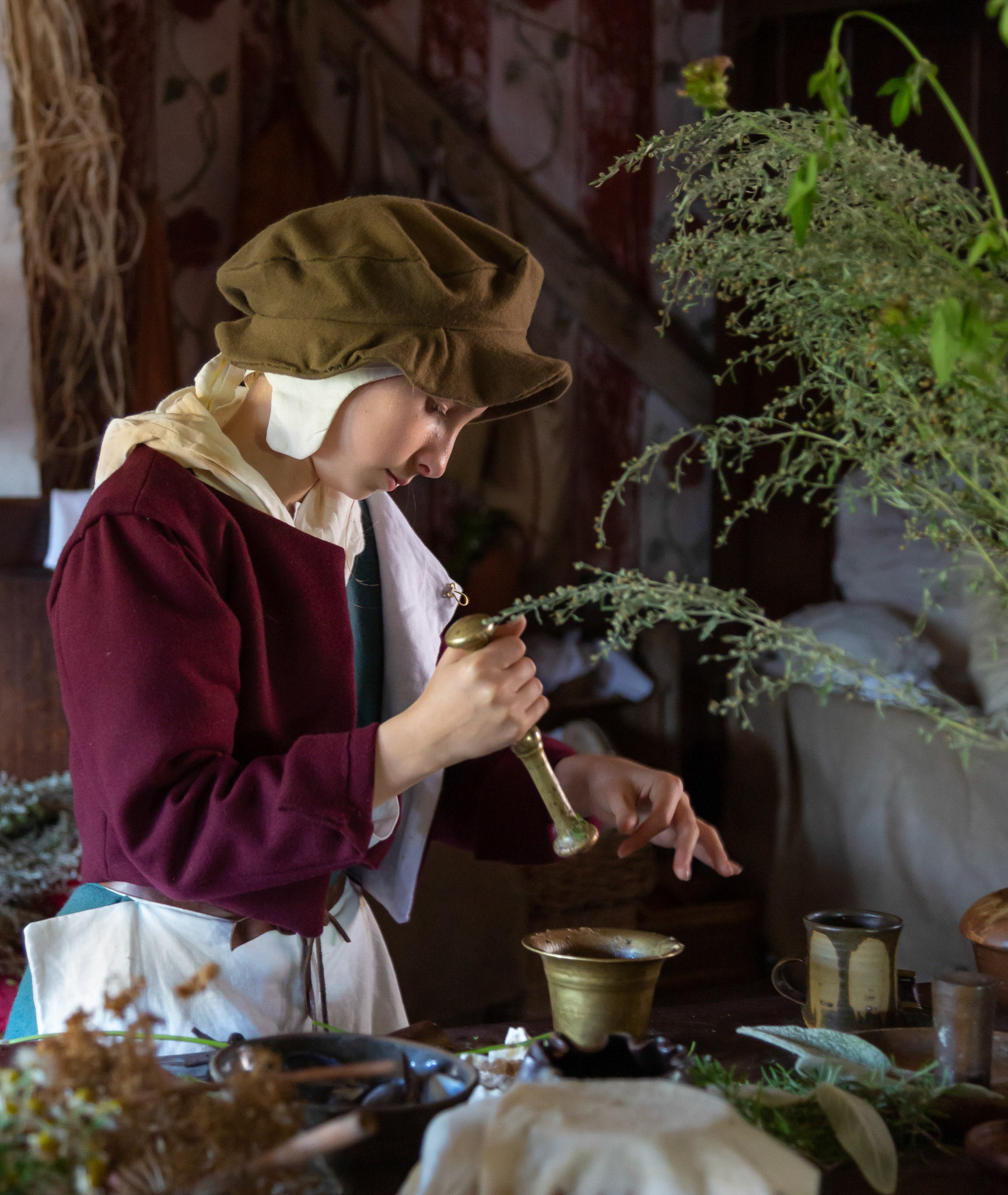 Preparing the potion