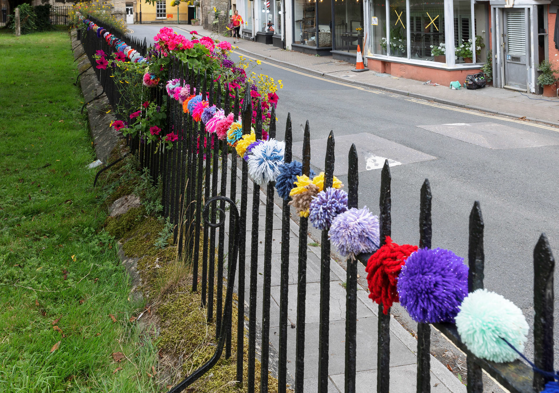 Pompom festival in Malmesbury