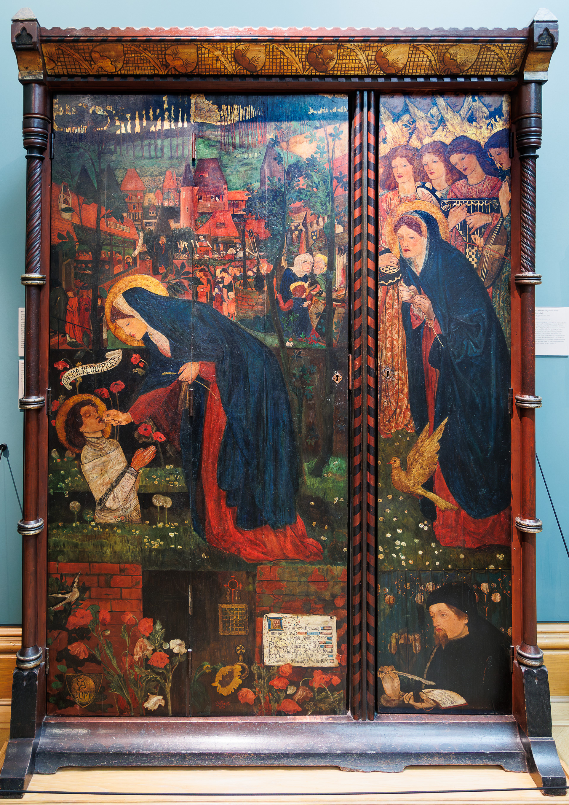 Sir Edward Burne-Jones - the Prioress's Tale Wardrobe