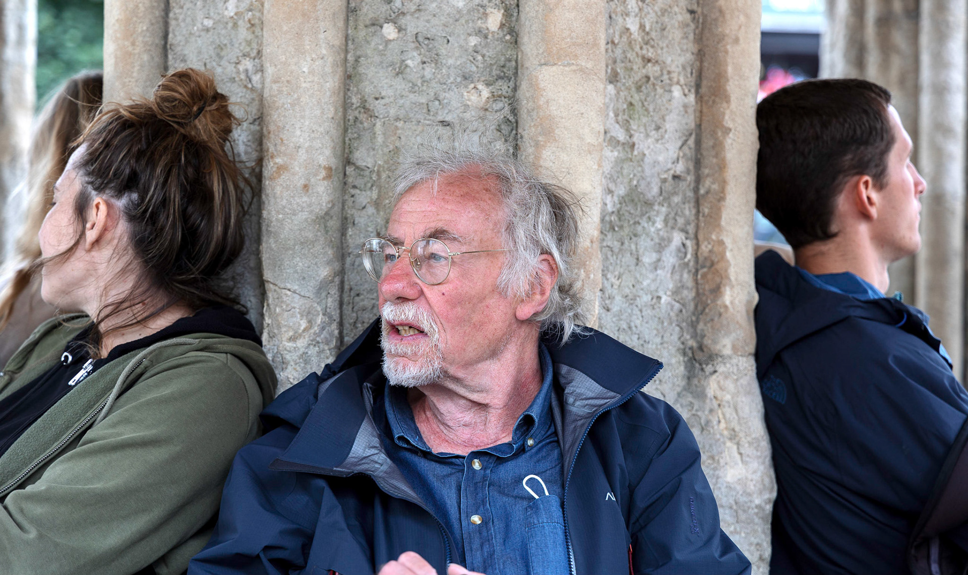 Resting in the Market Cross