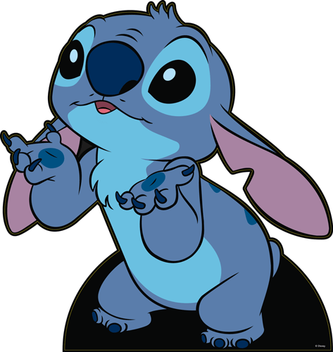 Stitch cut-out standee