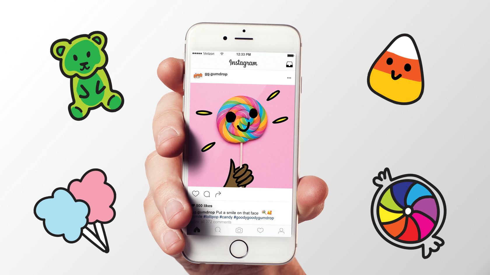 Instagram Ad - Smiling Lollipop