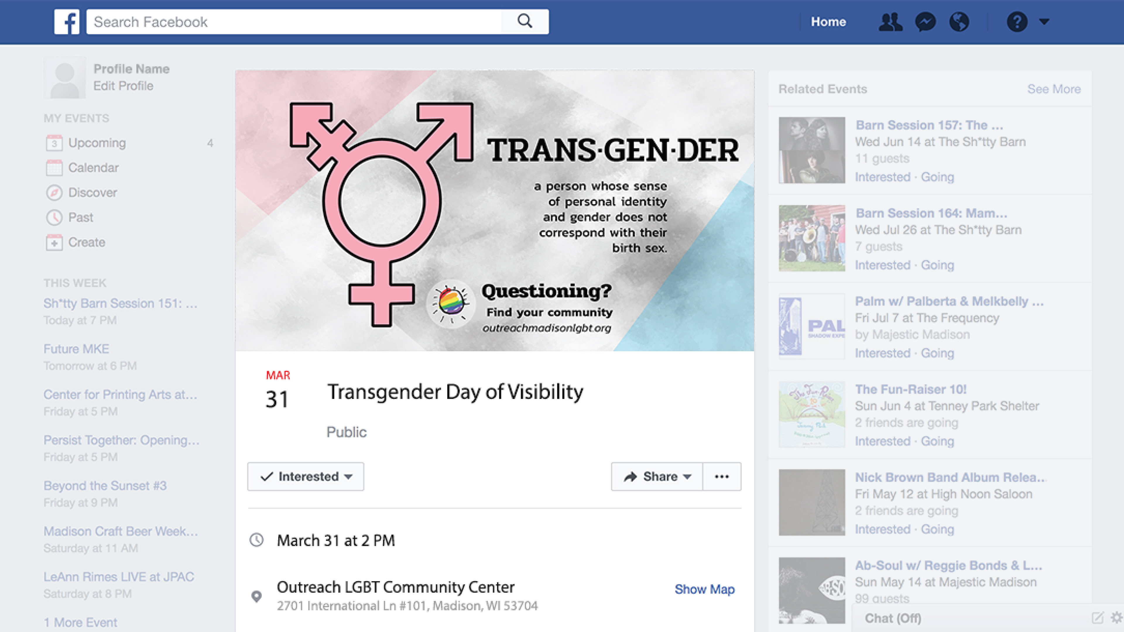 Facebook Event