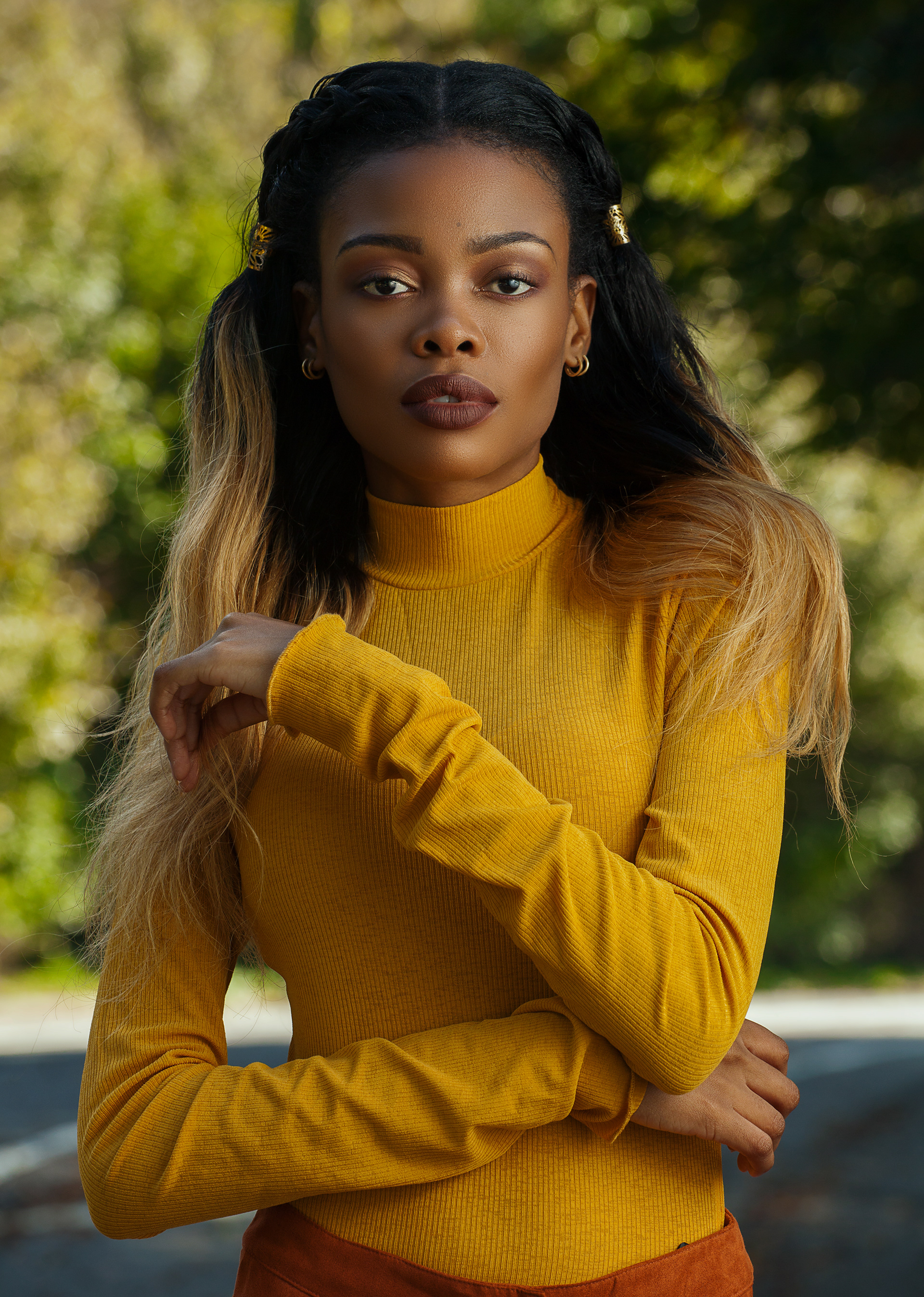 Professional headshot highlighting facial details in Montreal