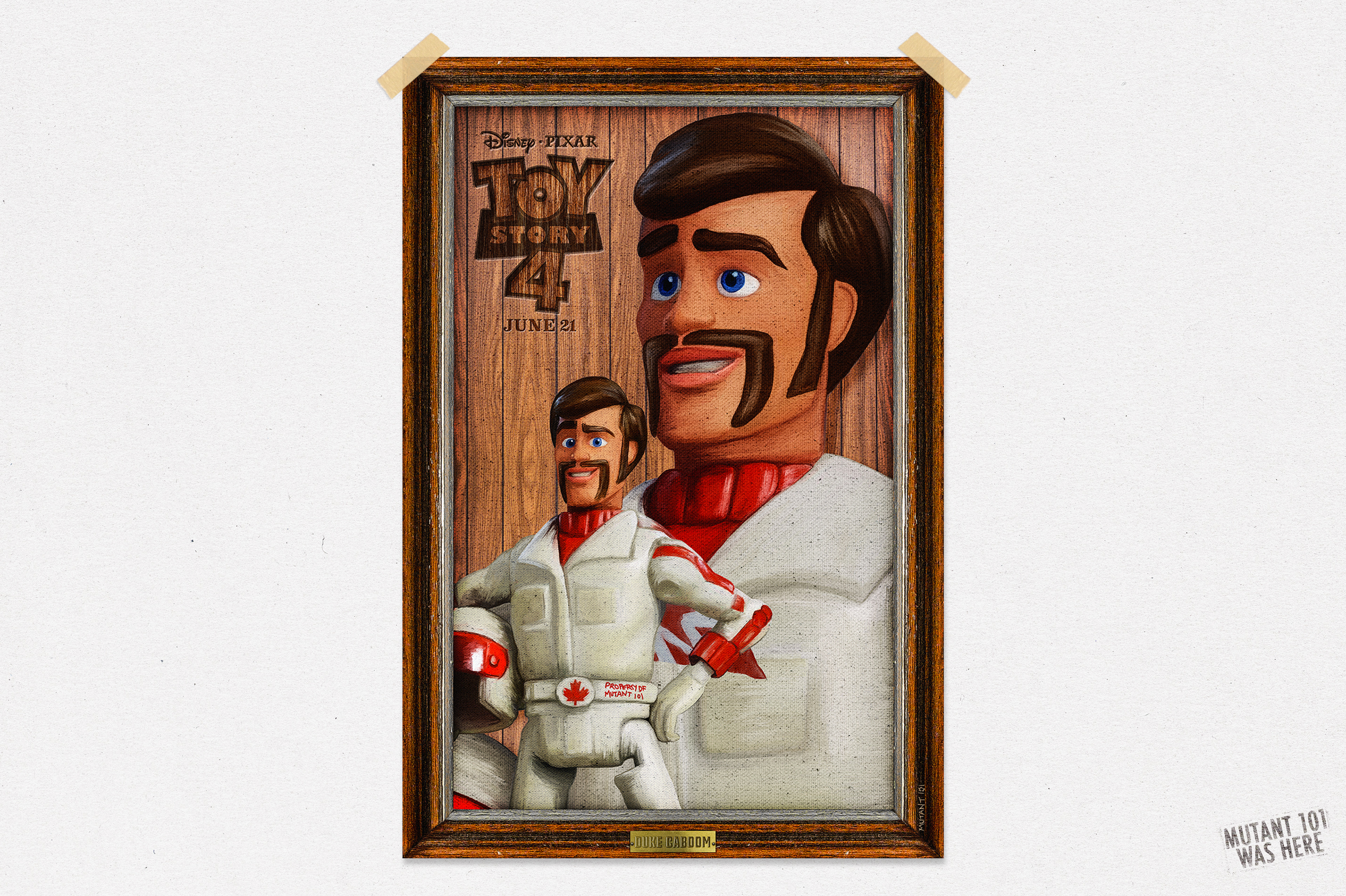"Toy Story 4" 'Duke Caboom' Tribute Poster