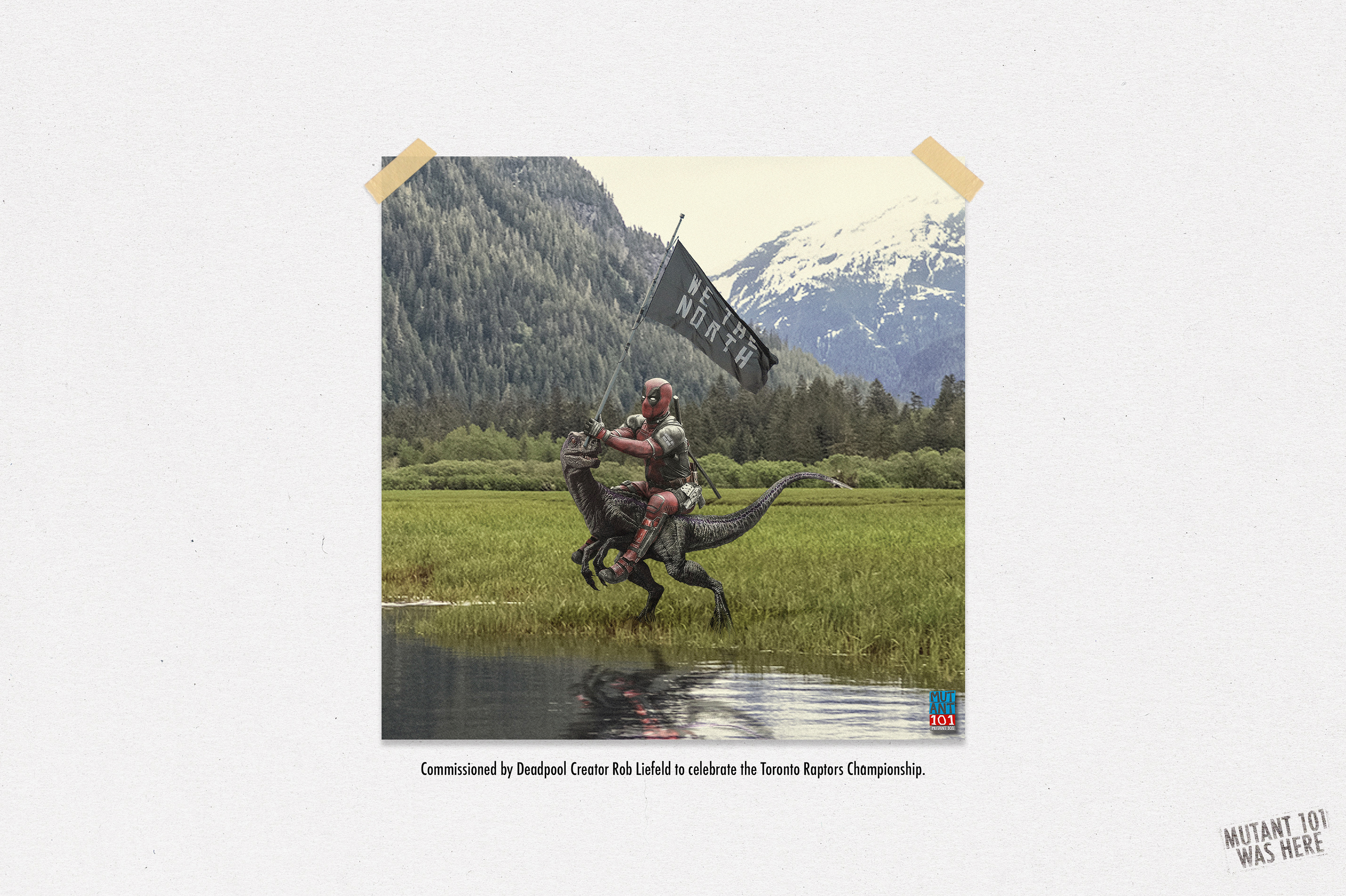 "Too Far North" Artwork commissioned by Deadpool Creator Rob Liefeld.