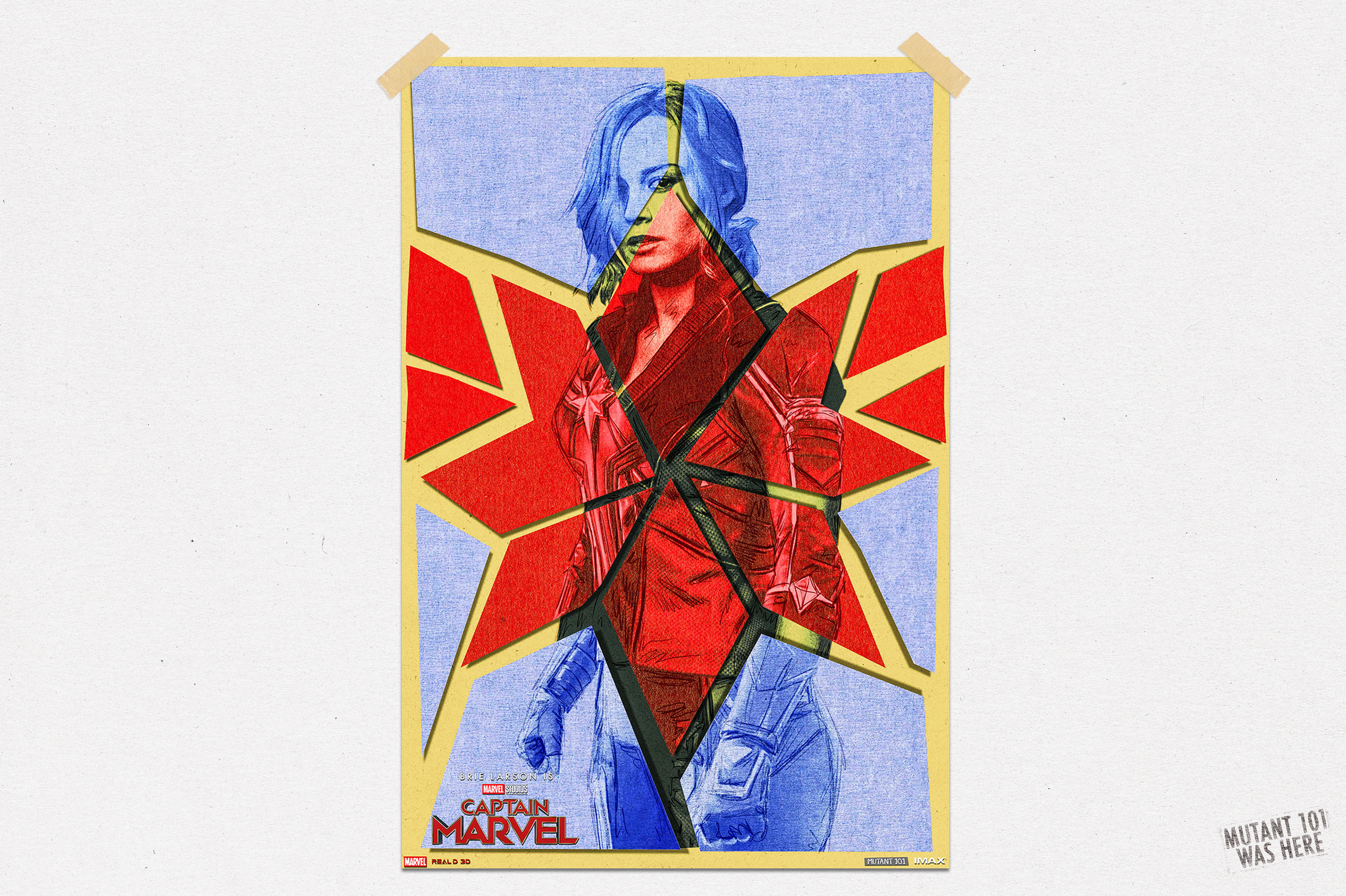 "Captain Marvel" Tribute Poster