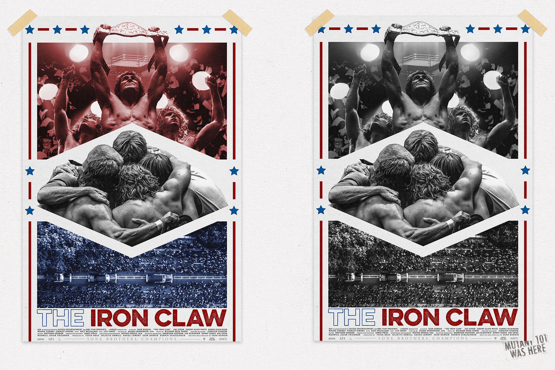 "The Iron Claw" Tribute Poster