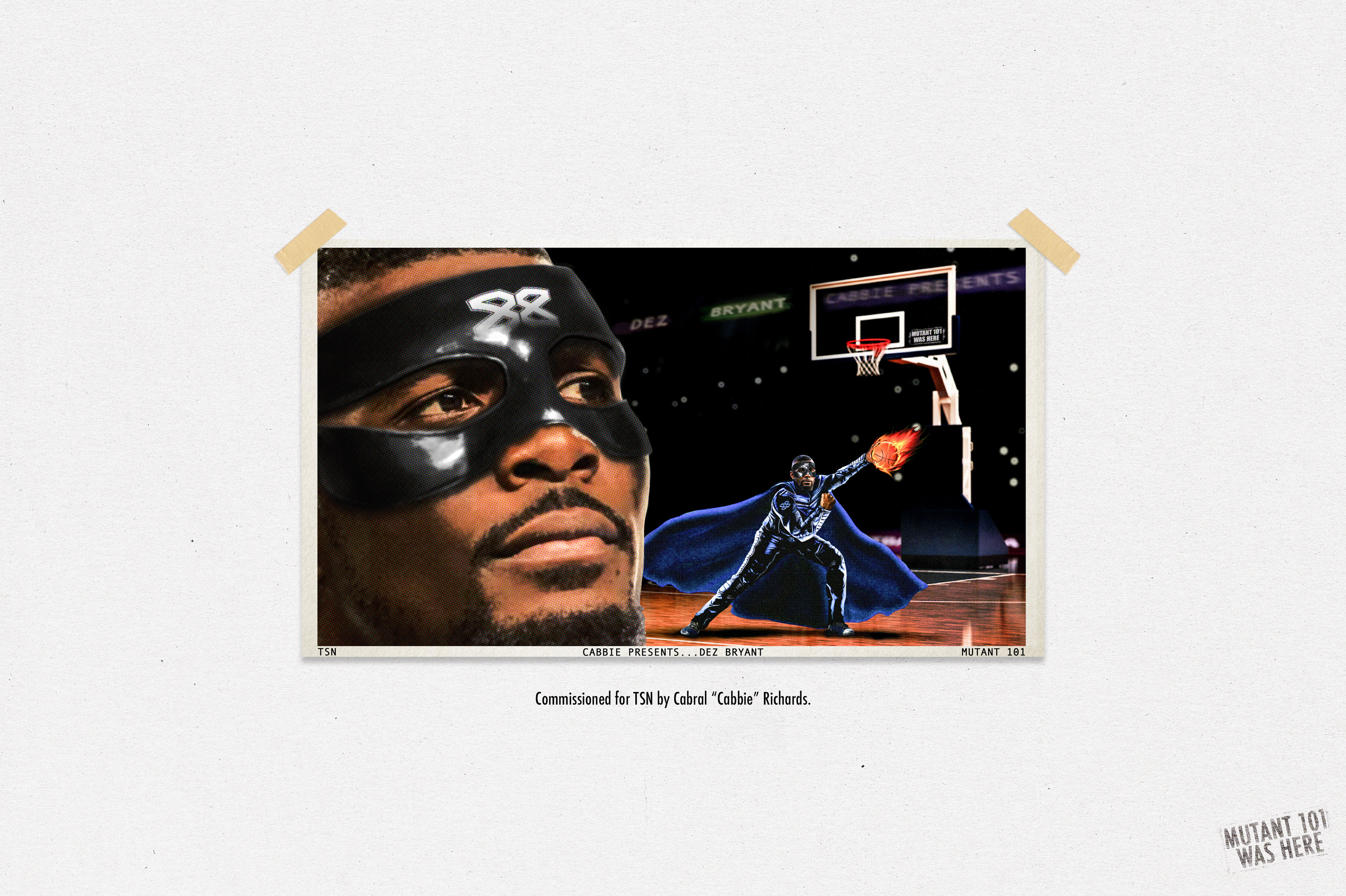 Commissioned for TSN by Cabral "Cabbie" Richards.