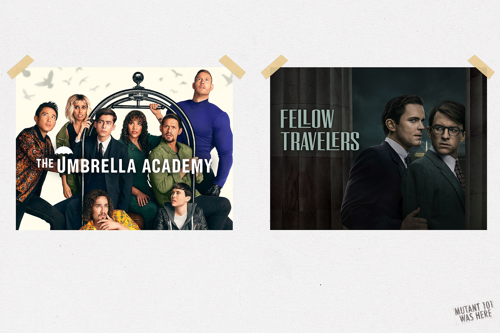 Storyboard Art for The Umbrella Academy and Fellow Travelers