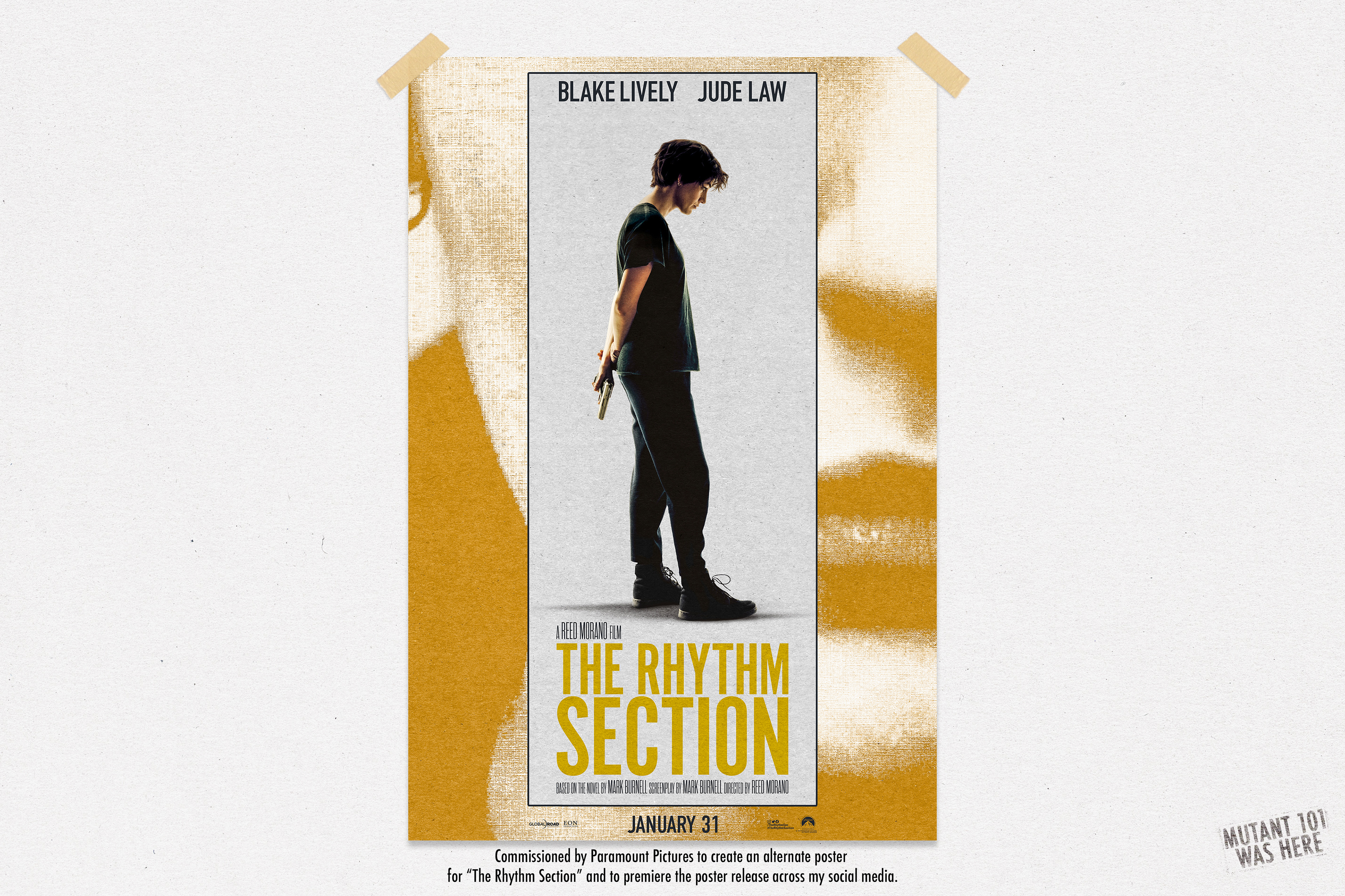 Commissioned Artwork in Partnership with Paramount Pictures for "The Rhythm Section"