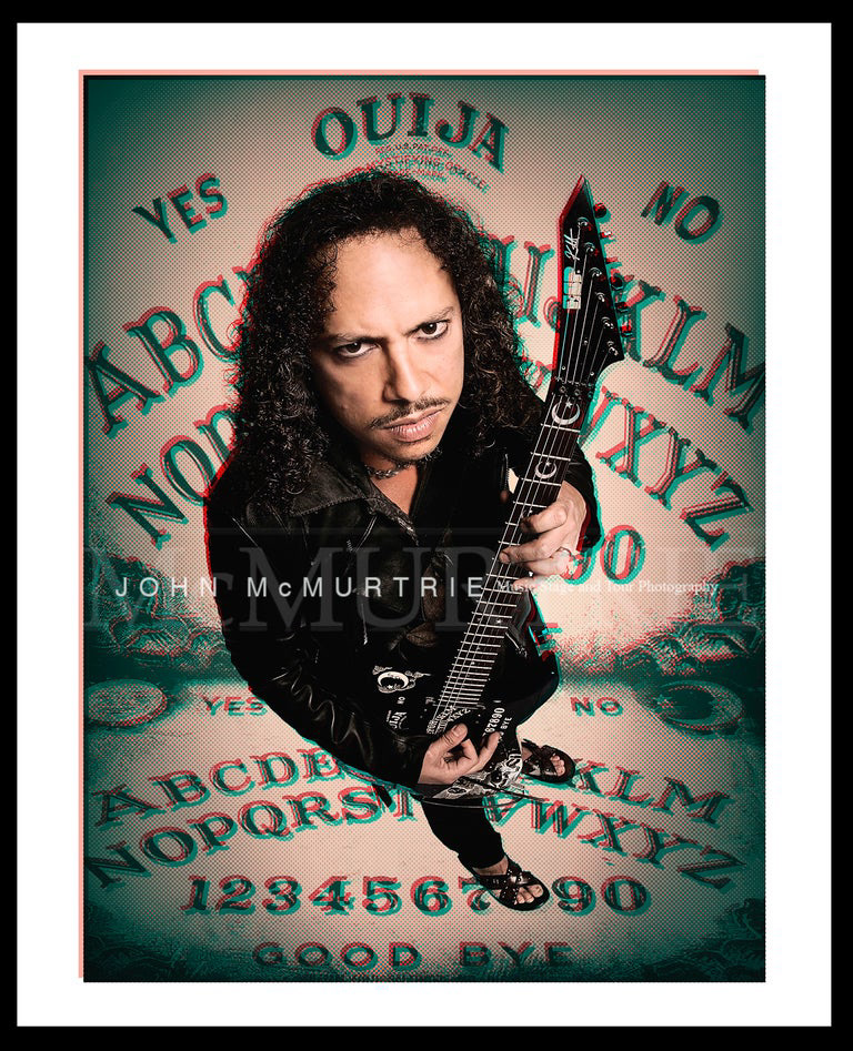 KIRK HAMMETT / METALLICA 20X16 - IN STOCK