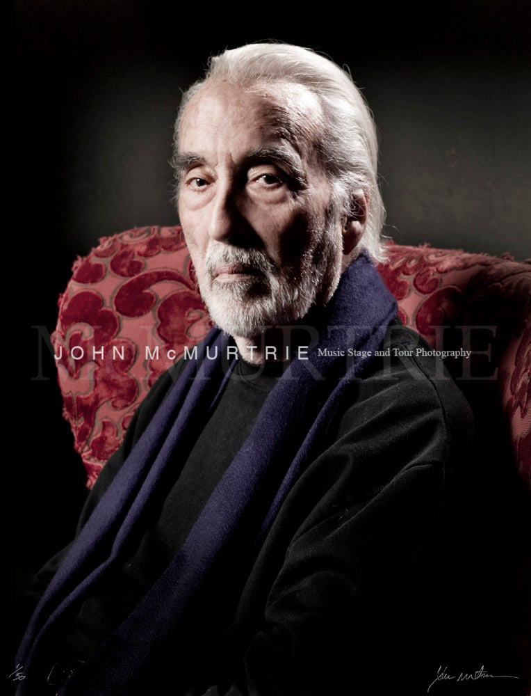 SIR CHRISTOPHER LEE 20X16 - IN STOCK
