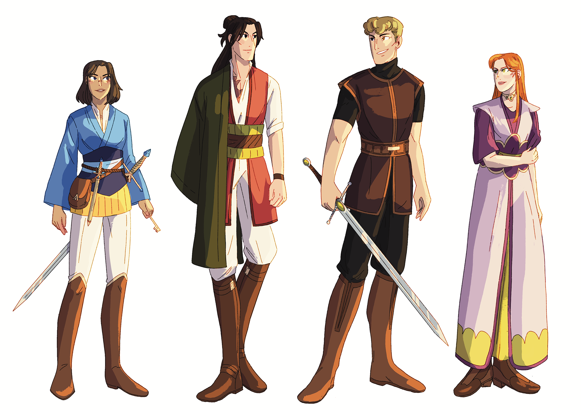 Personnages principaux - Version 2.0