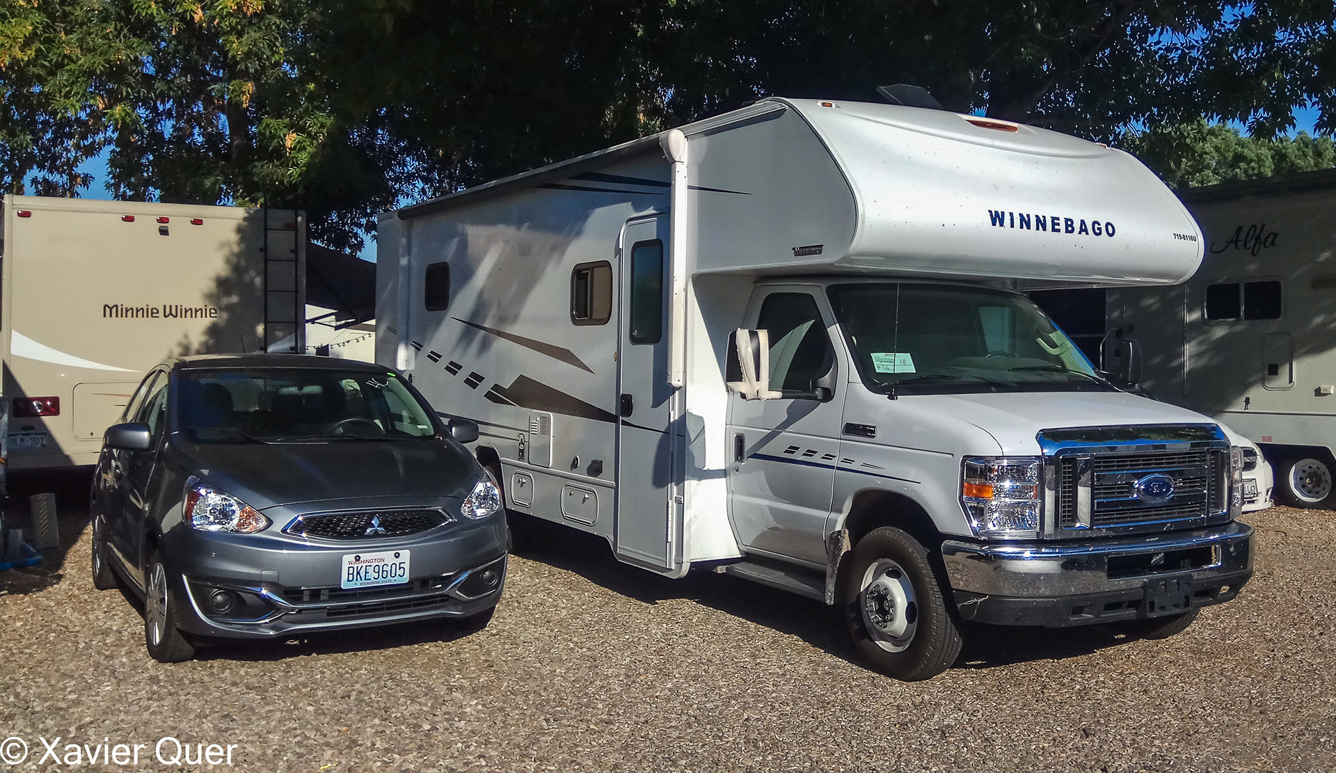 L'autocaravana i el cotxe de lloguer a Los Angeles, Califòrnia