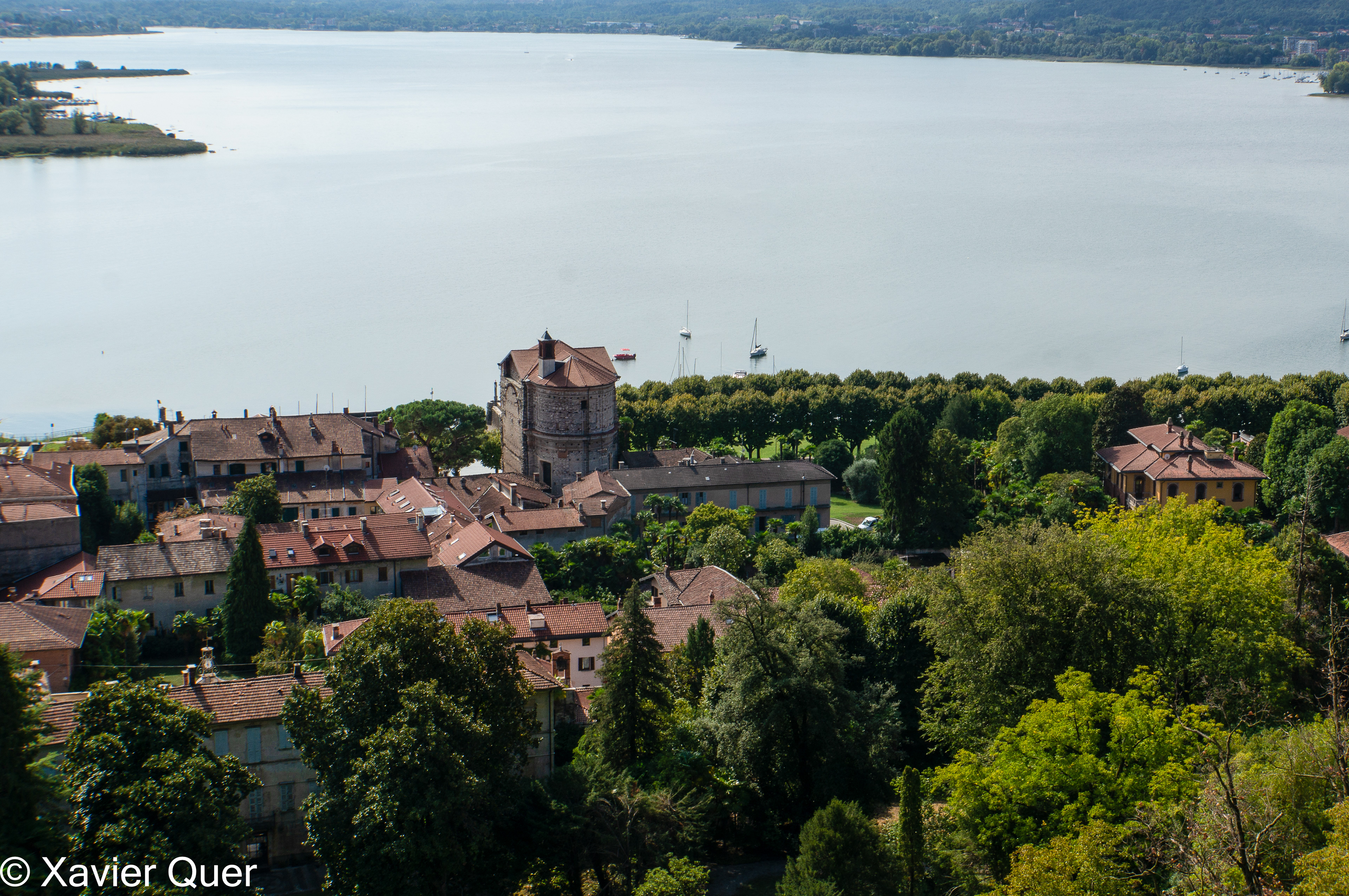 Vista del Lago Maggiore des de Roca di Angera