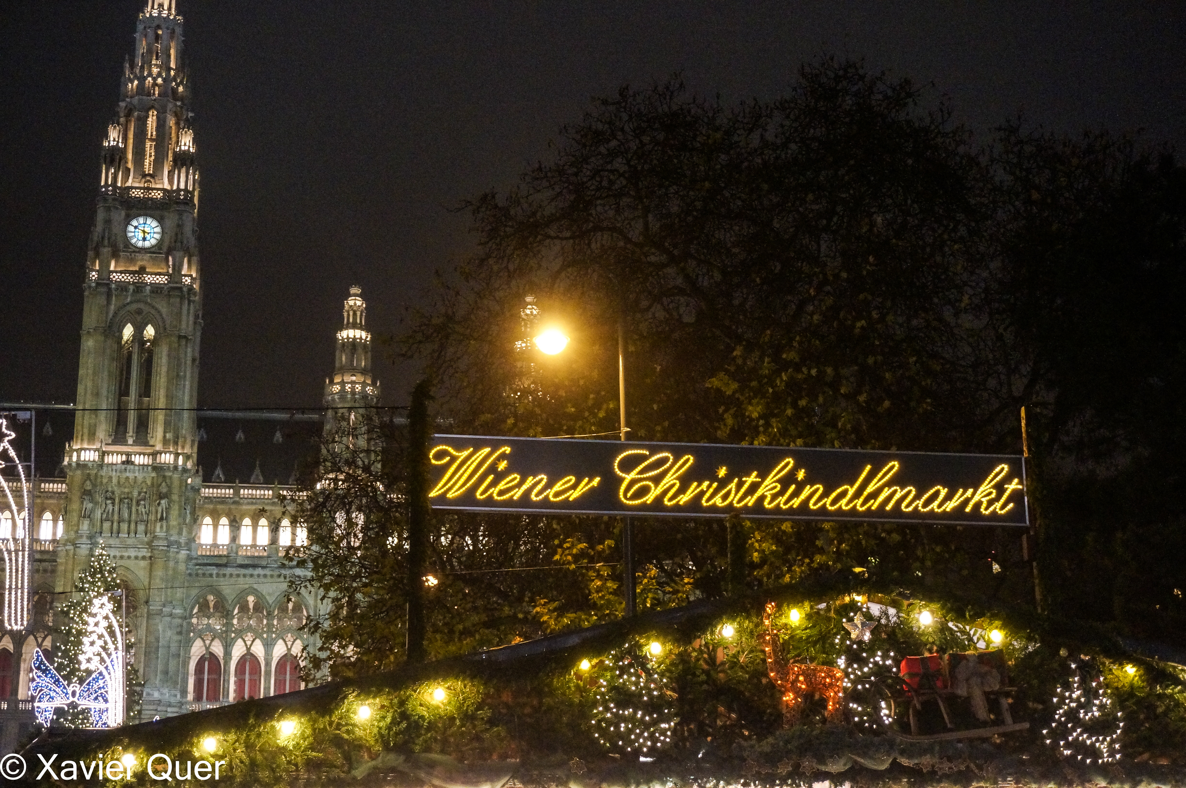 Accés al mercat de la plaça de l'Ajuntament, Viena. Àustria