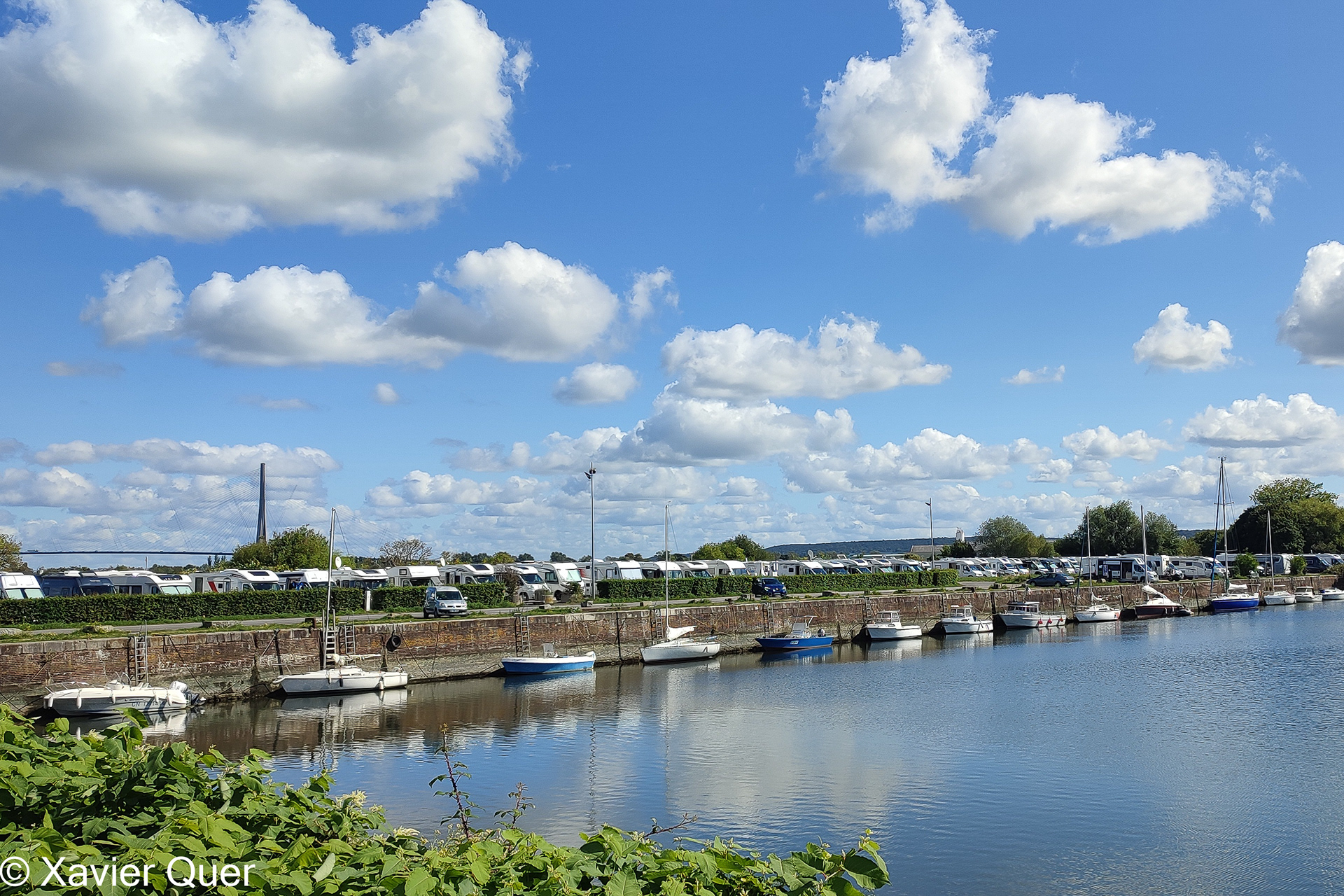 Zona d'autocaravanes d'Honfleur