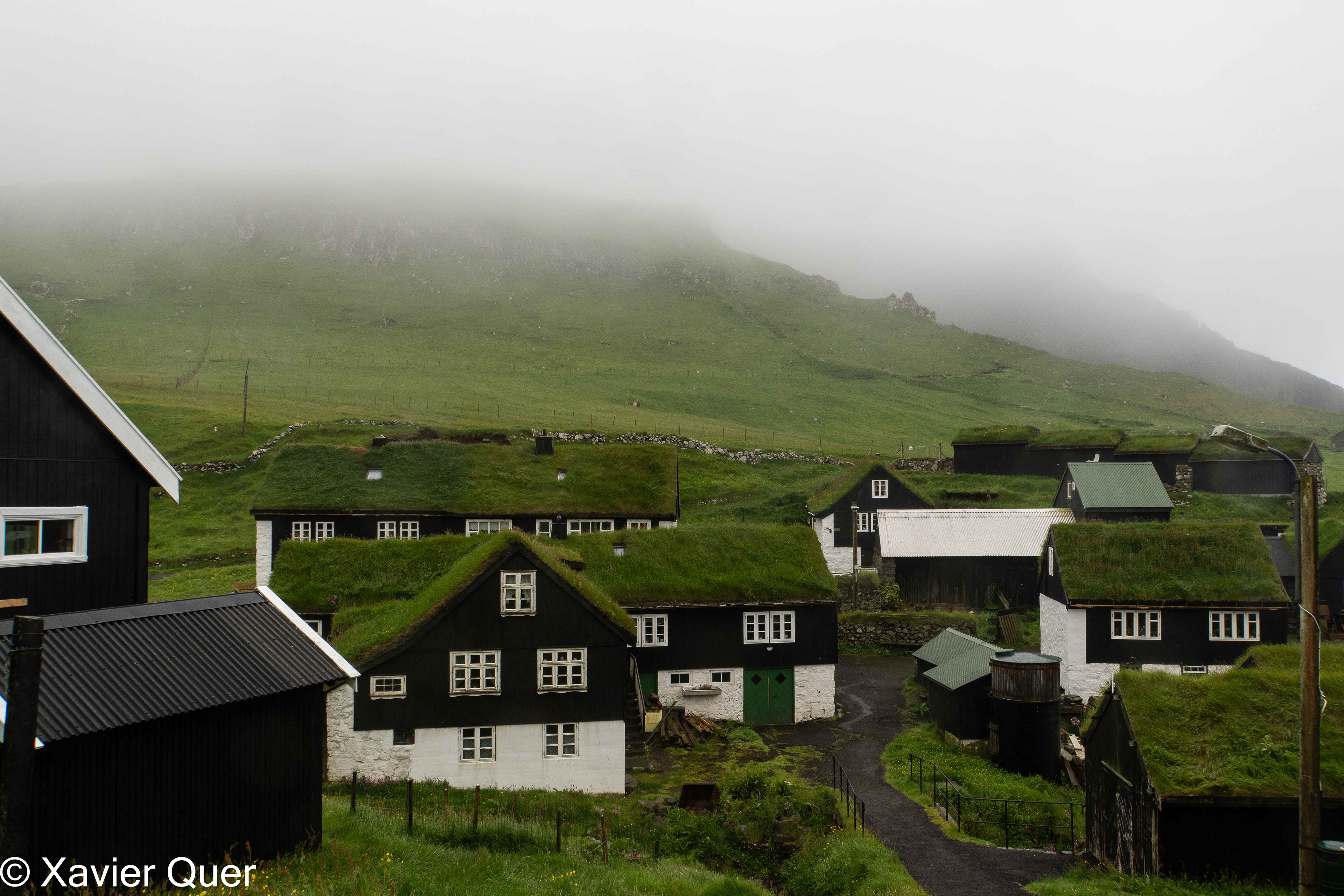 El poble de Mykines, a l'illa de Mykines. Illes Fèroe.