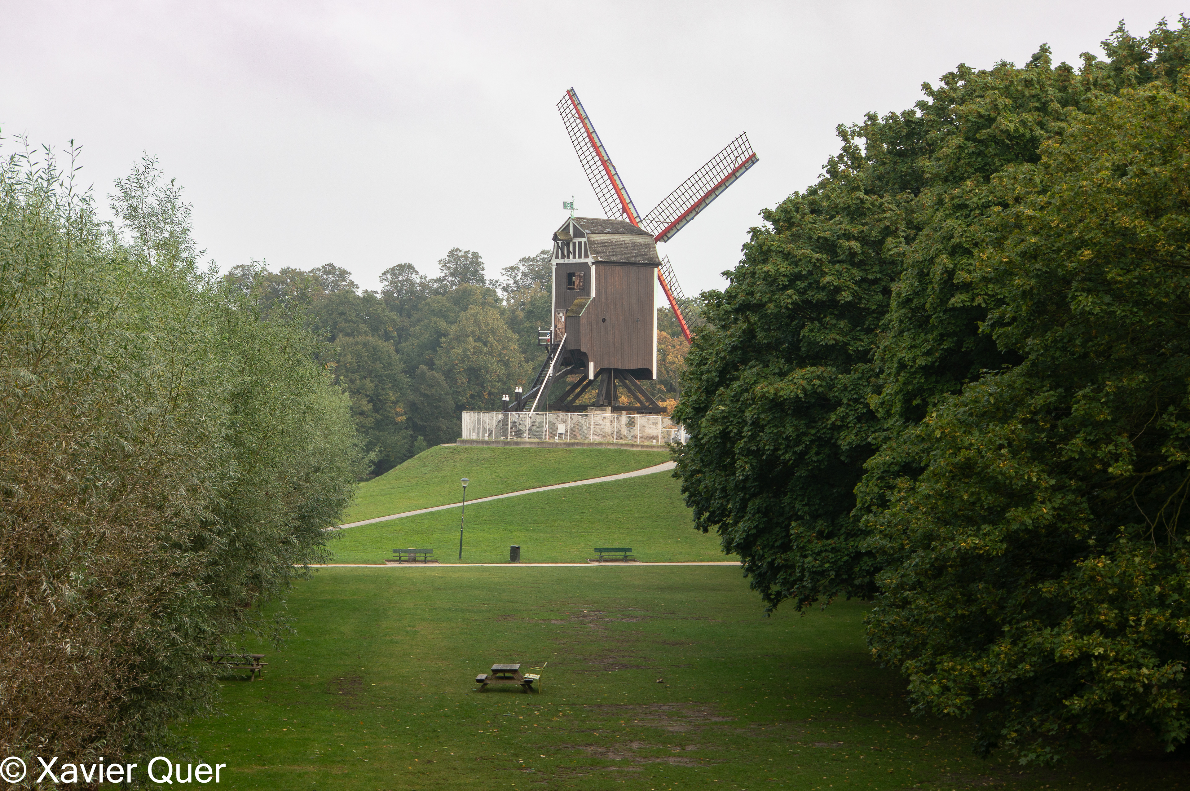 Un dels antics molins, Bruges