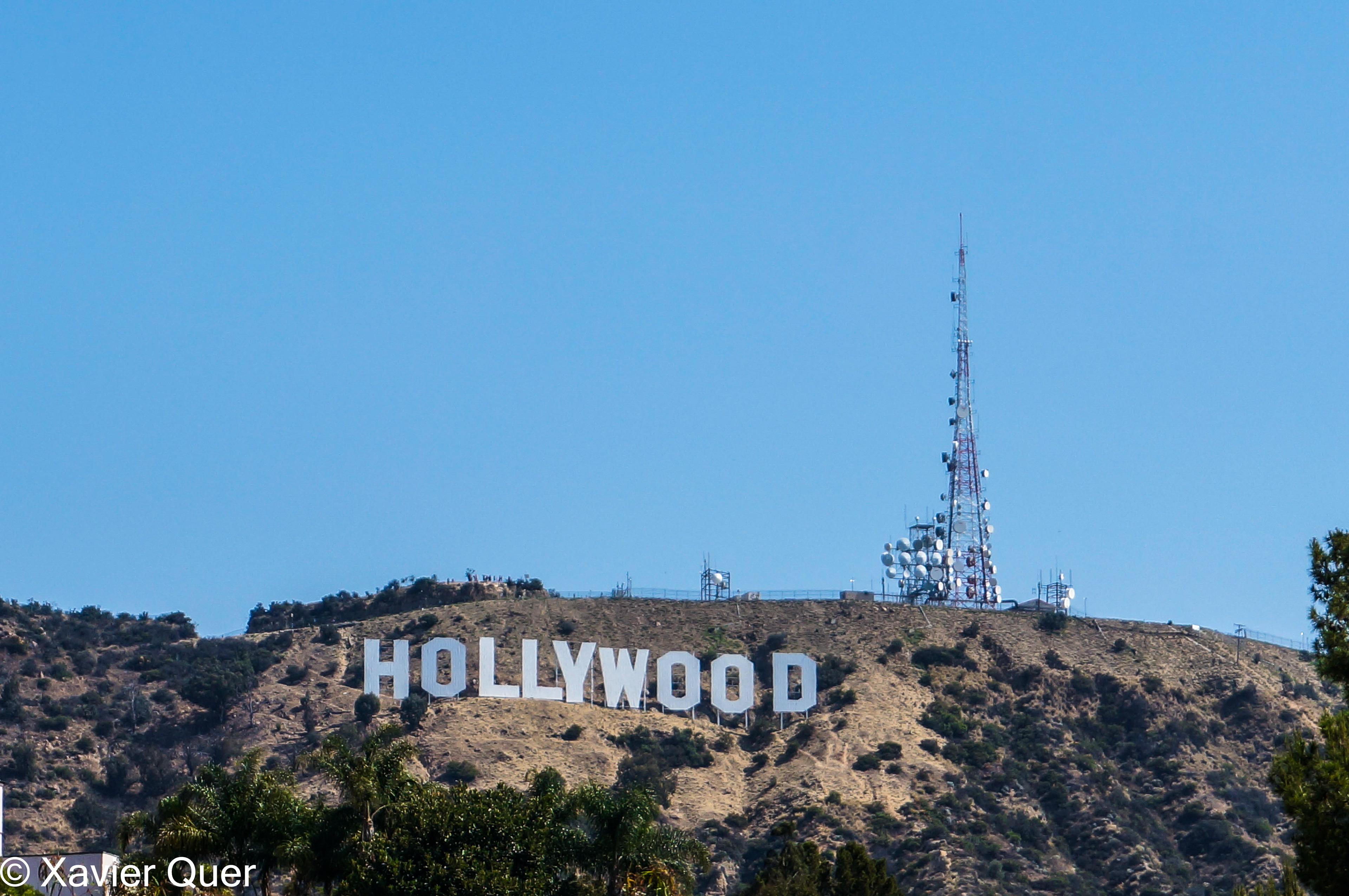 El famós rètol de Hollywood, Los Angeles. Califòrnia