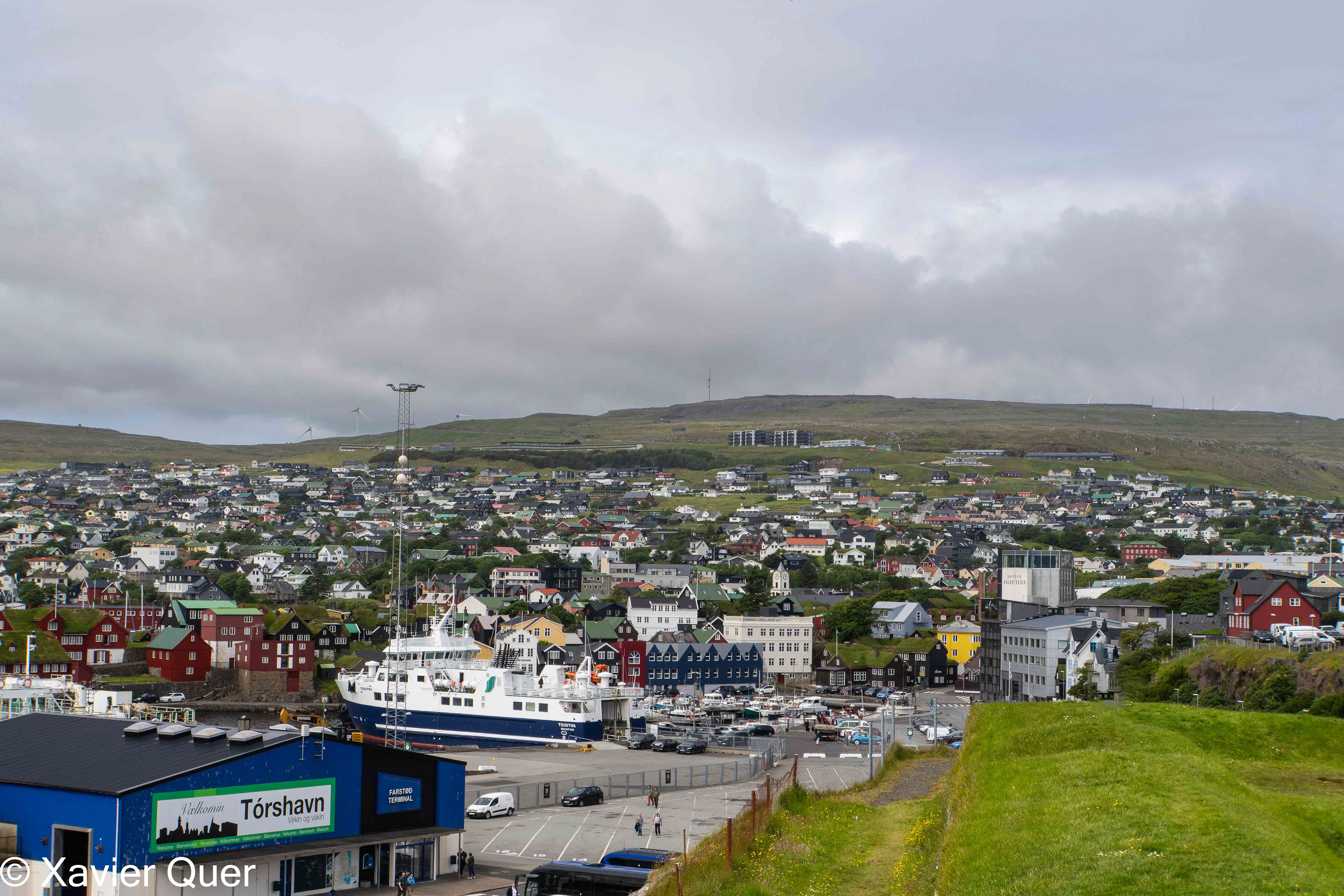 Vista general de Torshavn, Illes Fèroe.