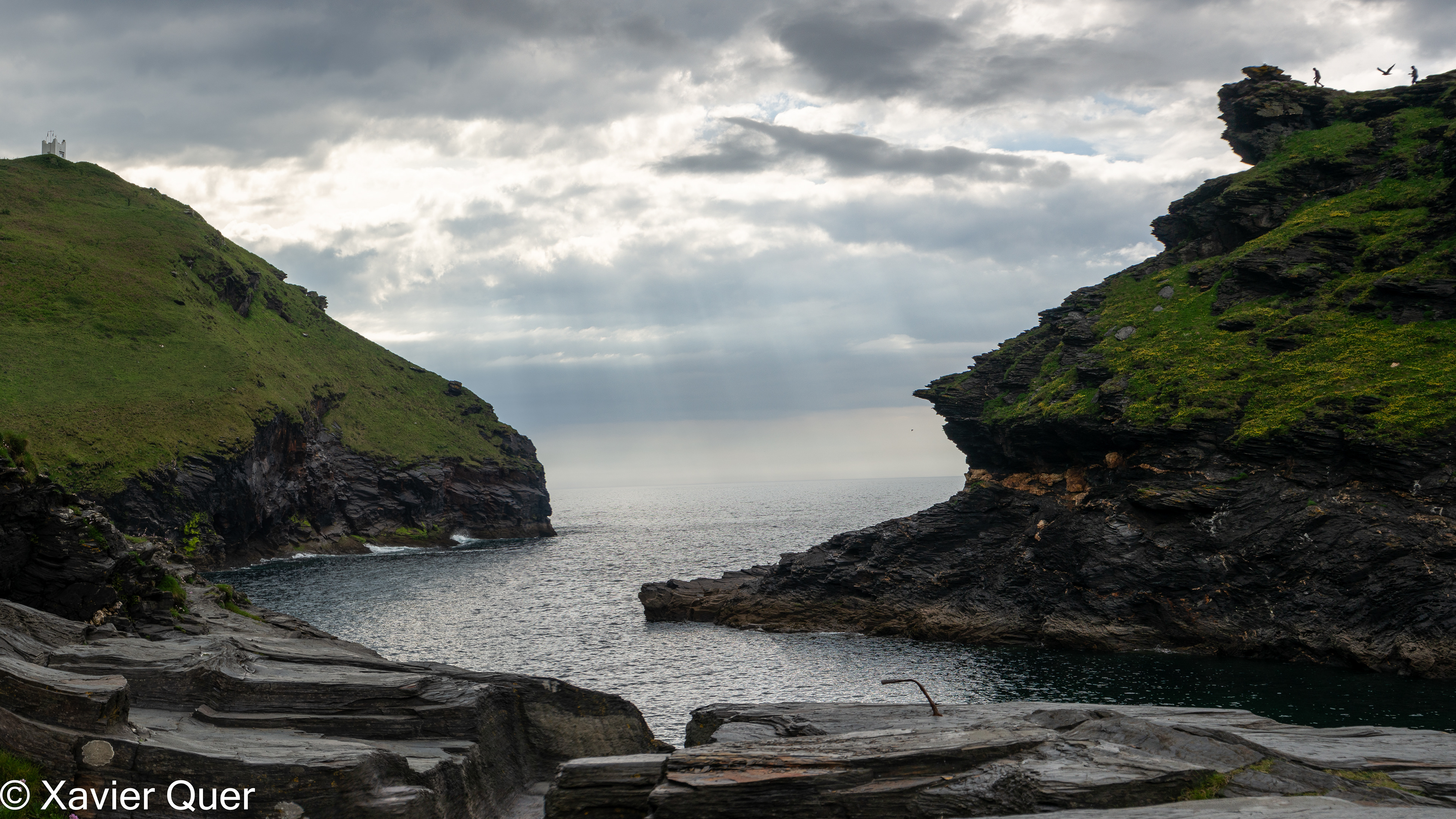 Accés al port de Boscastle