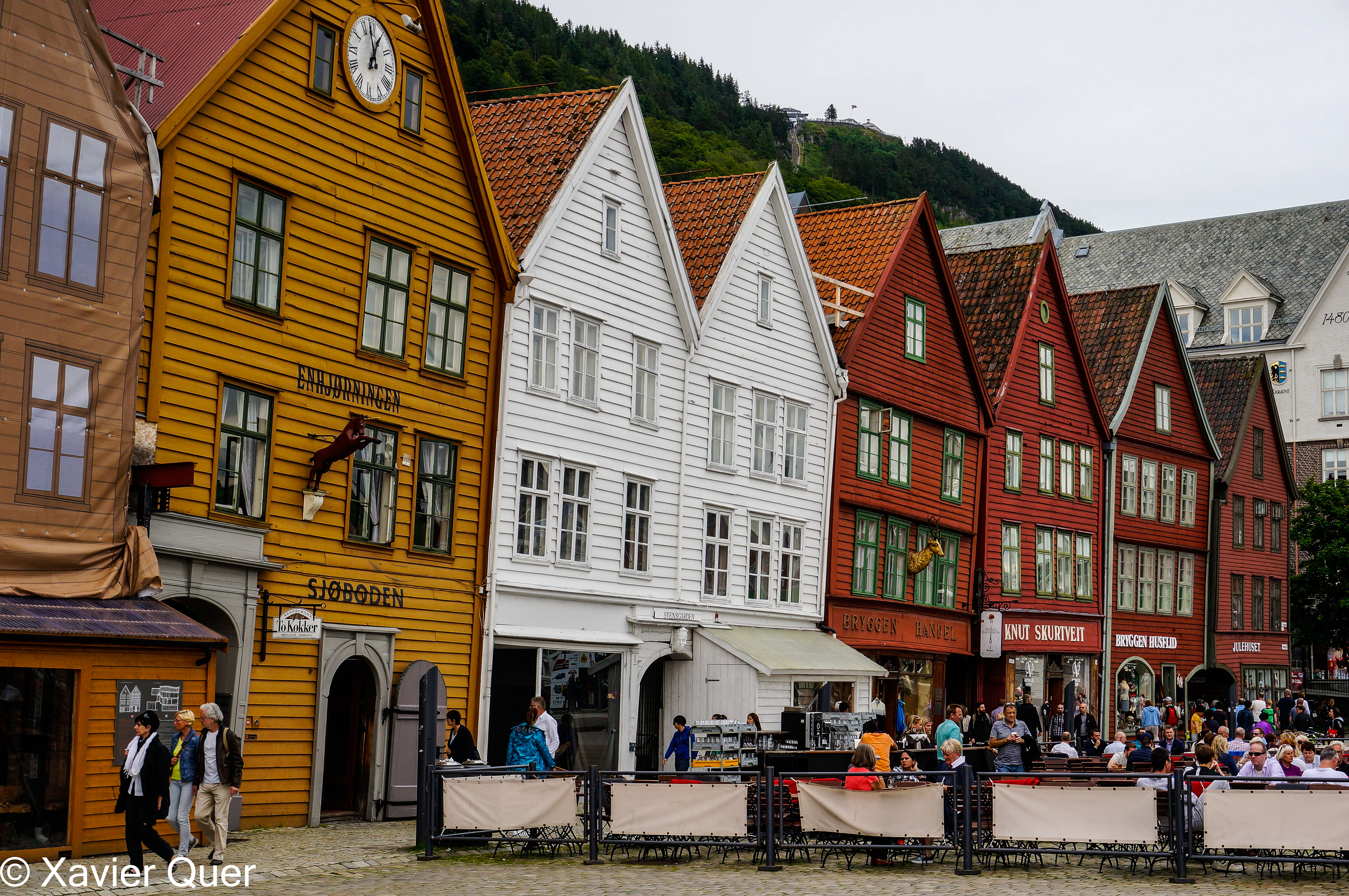 Les cases del Bryggen, Patrimoni de la Humanitat. Bergen. Noruega