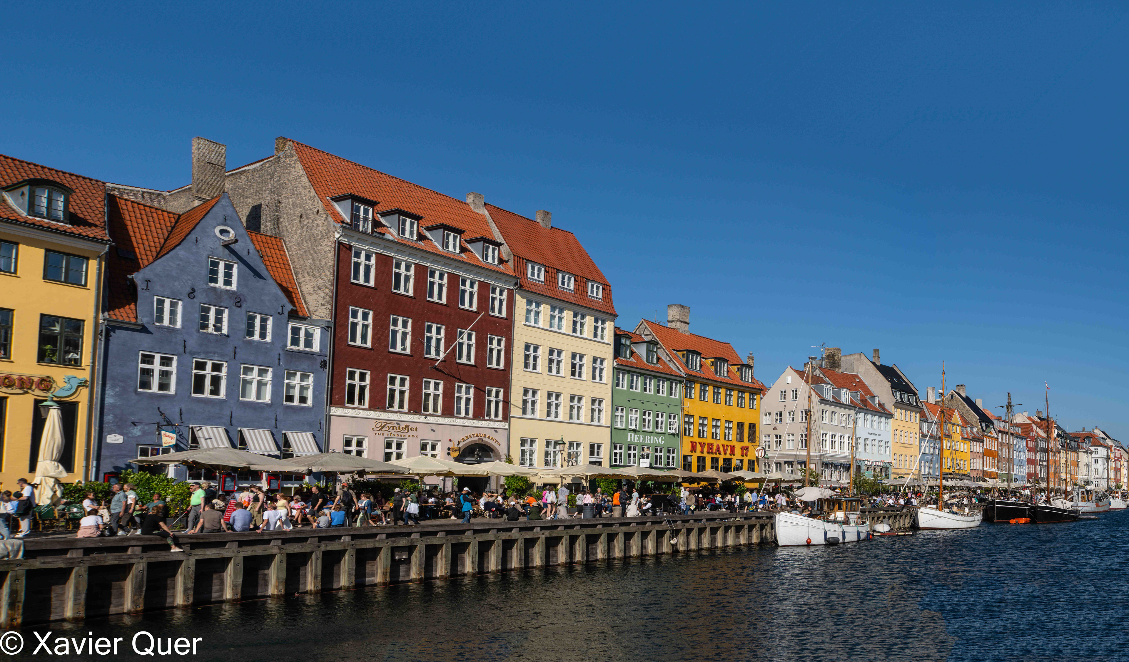 Edificis històrics del port Nyhavn, Copenhaguen.