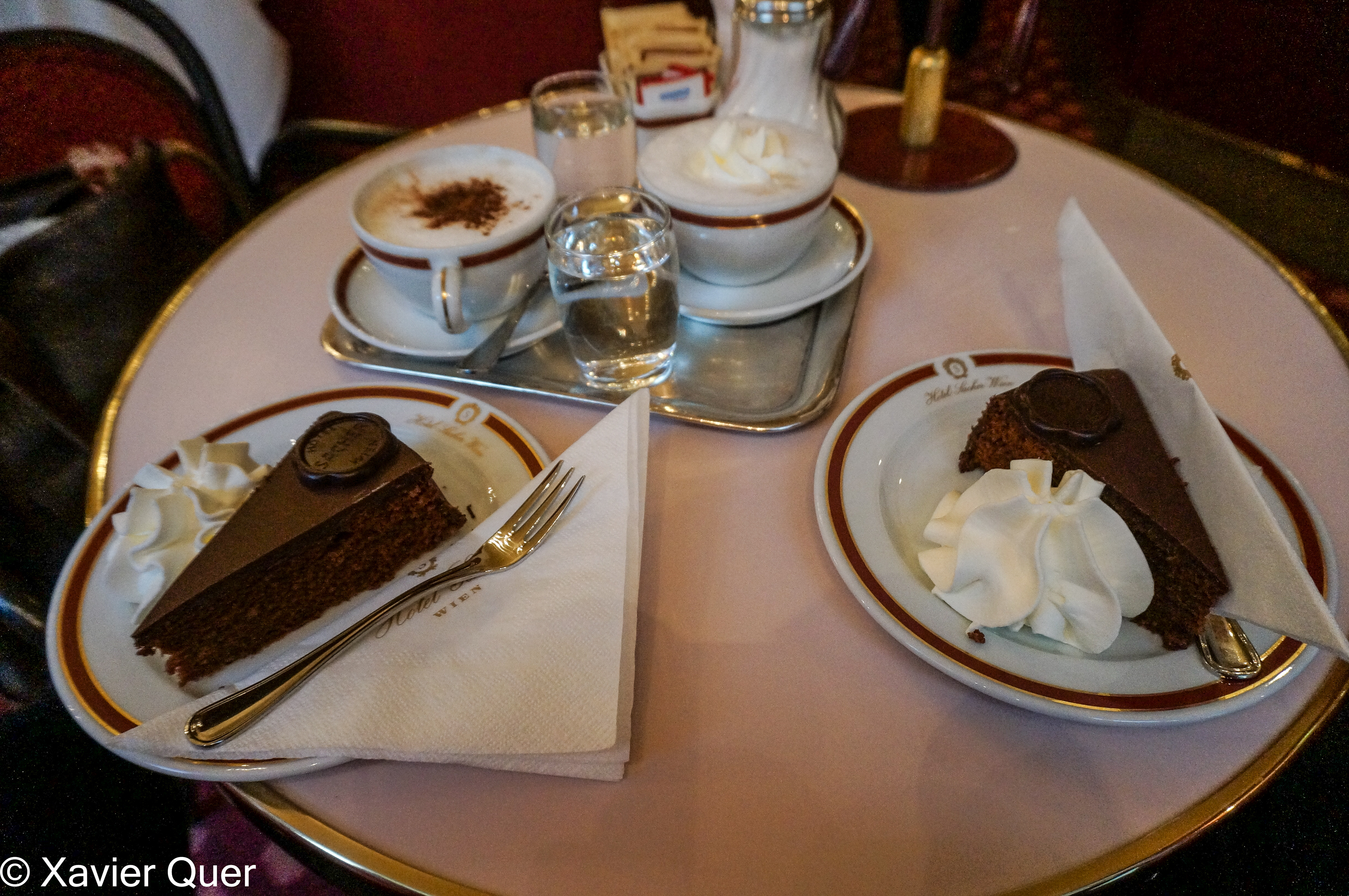 Racions de pastís Sacher, Viena. Àustria