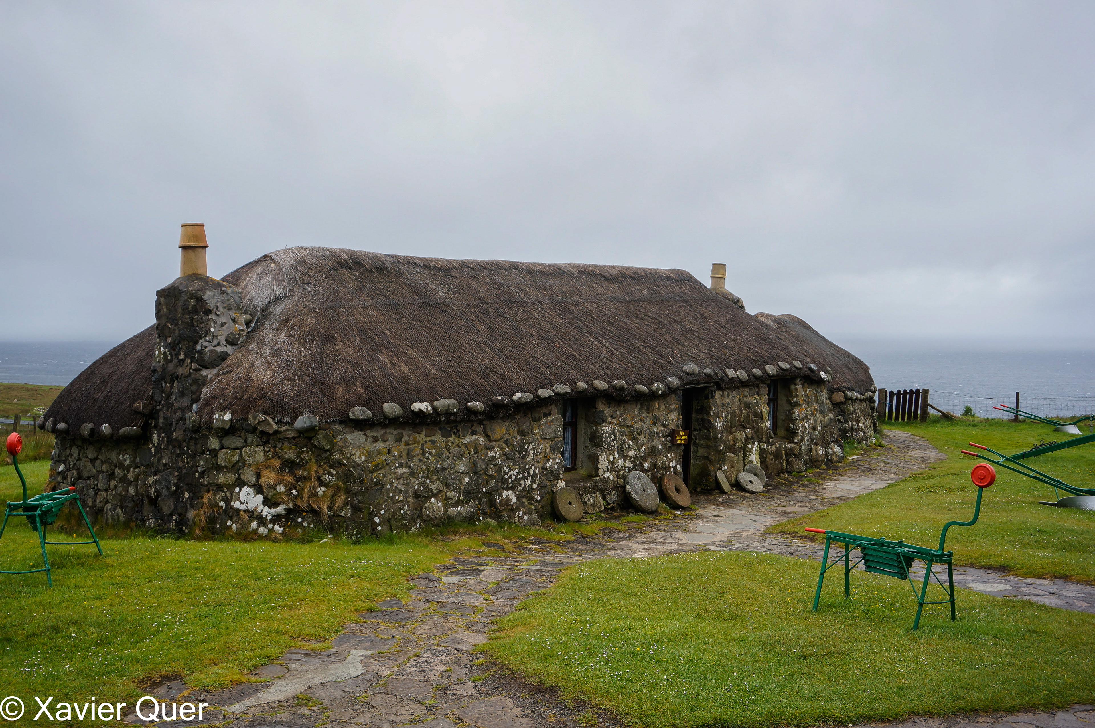 Una de les cabanes tematitzades del Skye Museum of Island Life, Escòcia