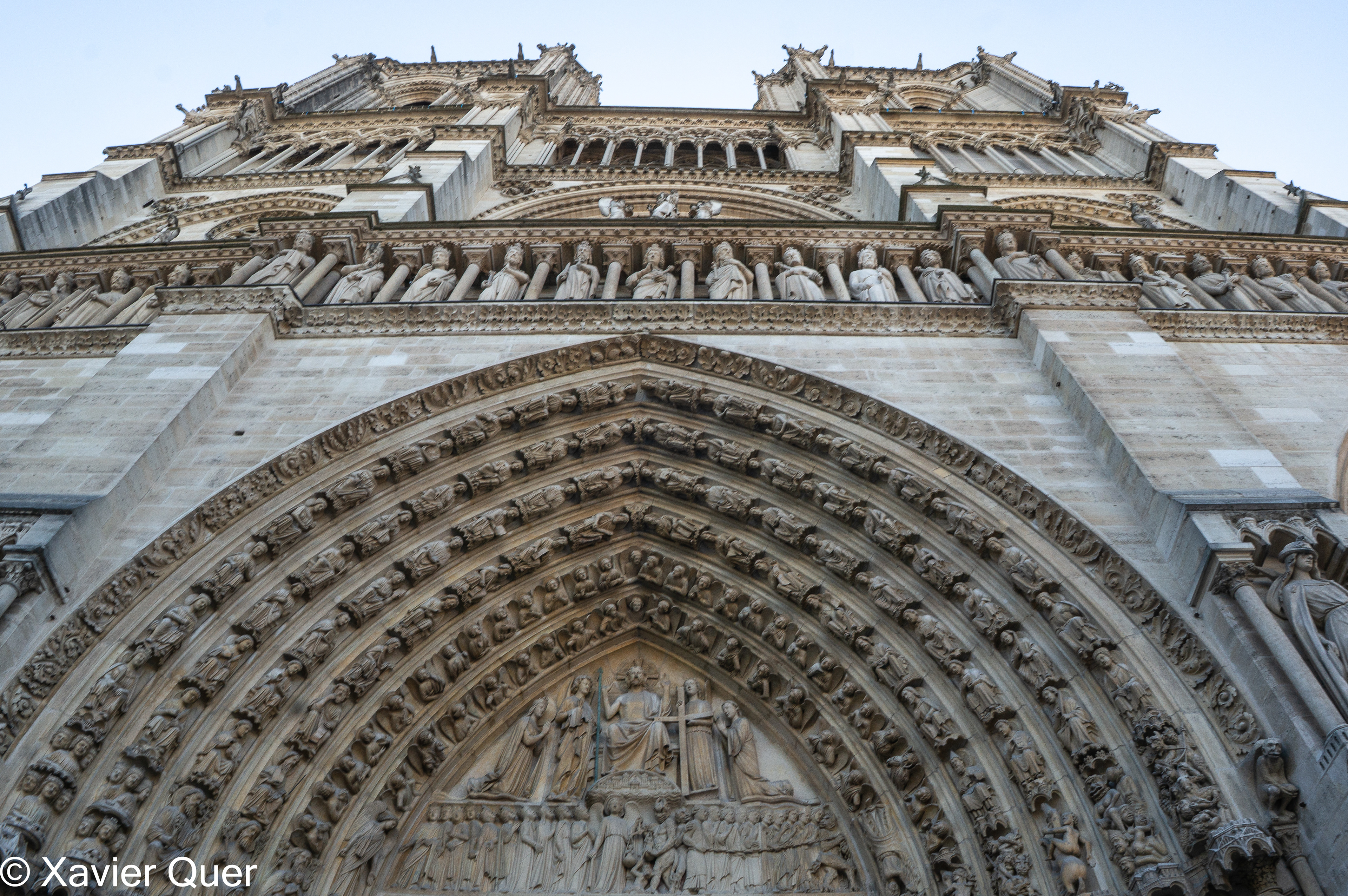 Façana principal de Notre Dame, París
