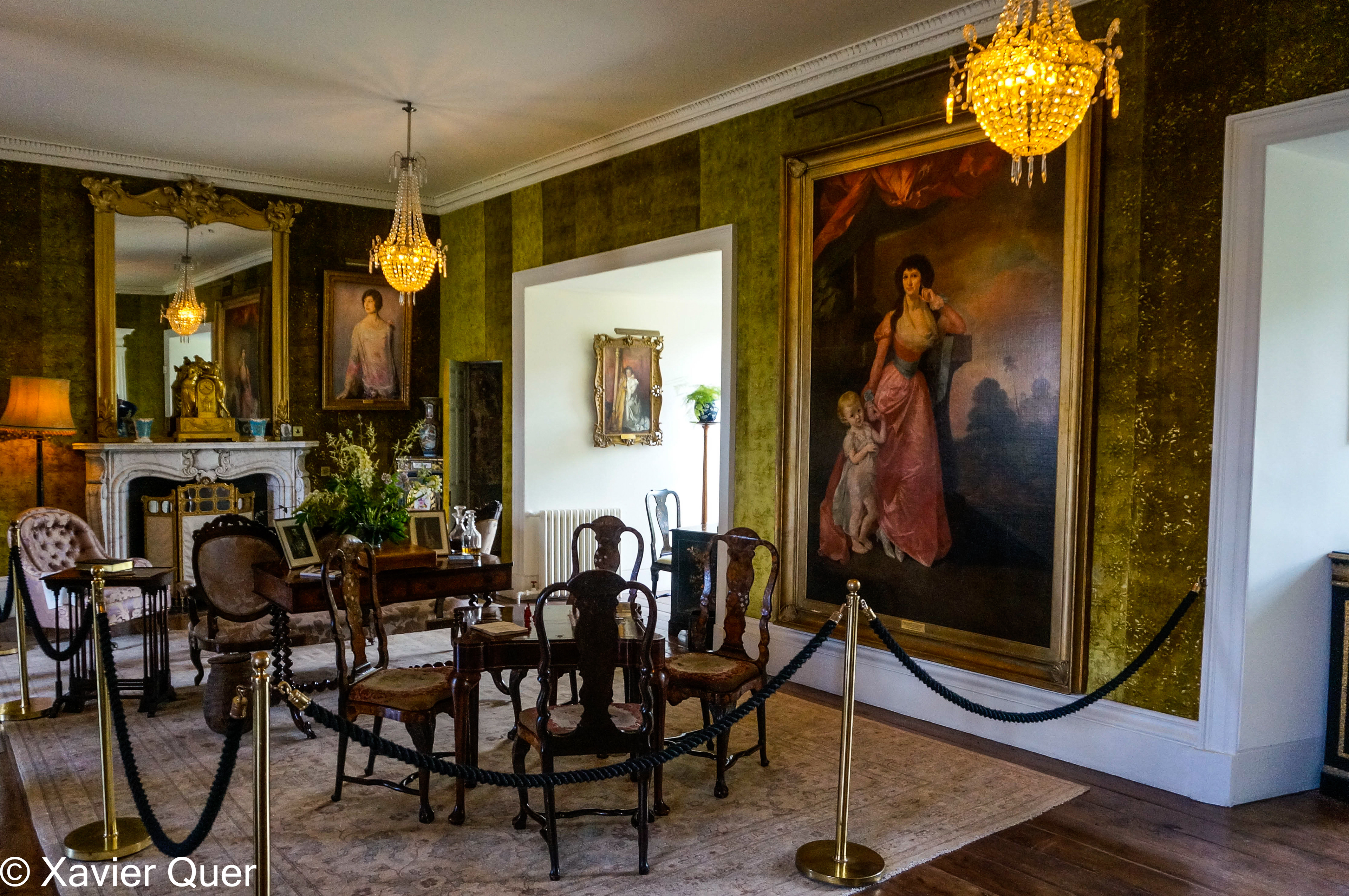Interior del castell de Dunvegan, illa de Skye. Escòcia