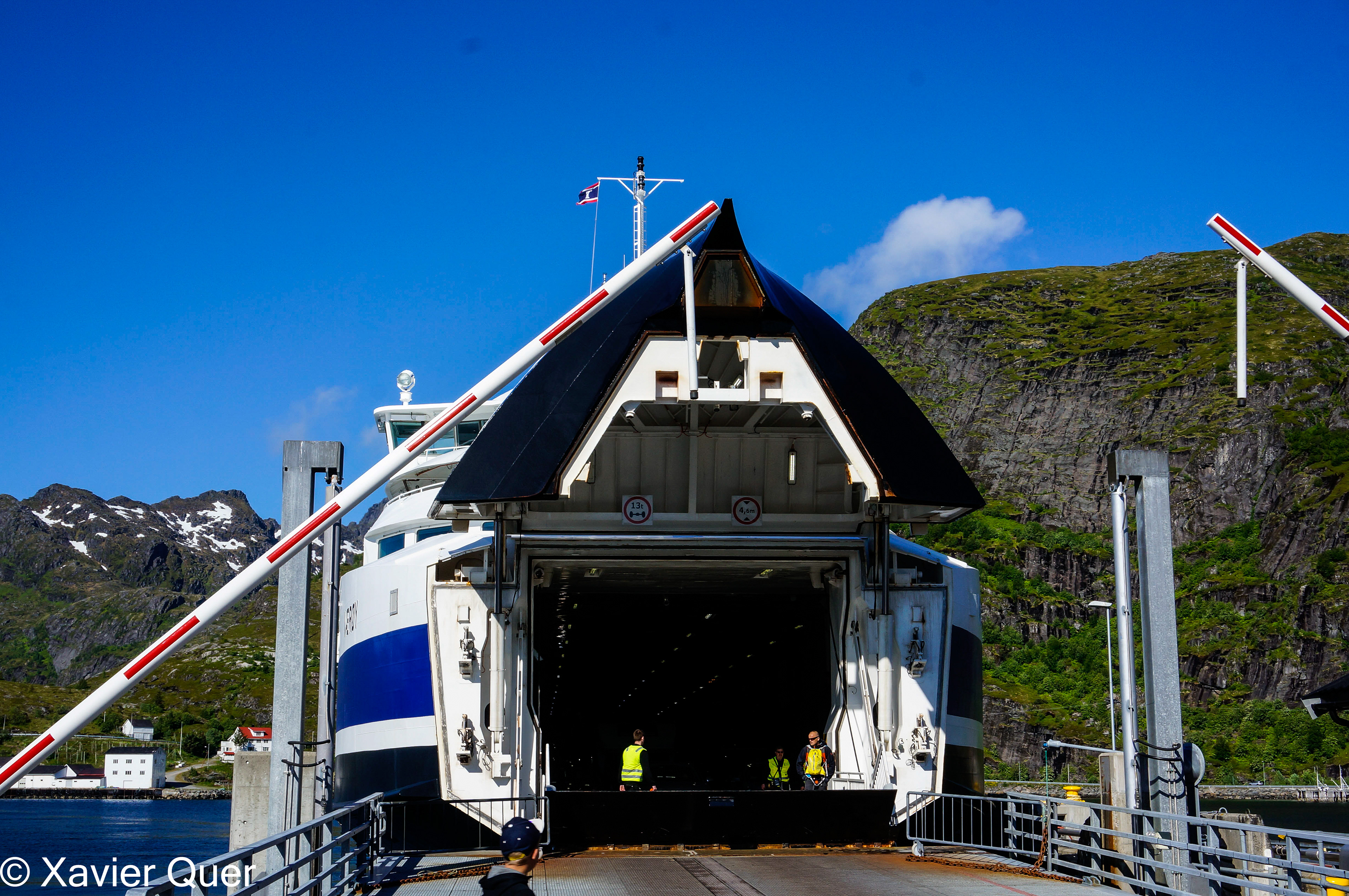 Entrant al ferri Moskenes -> Bodo