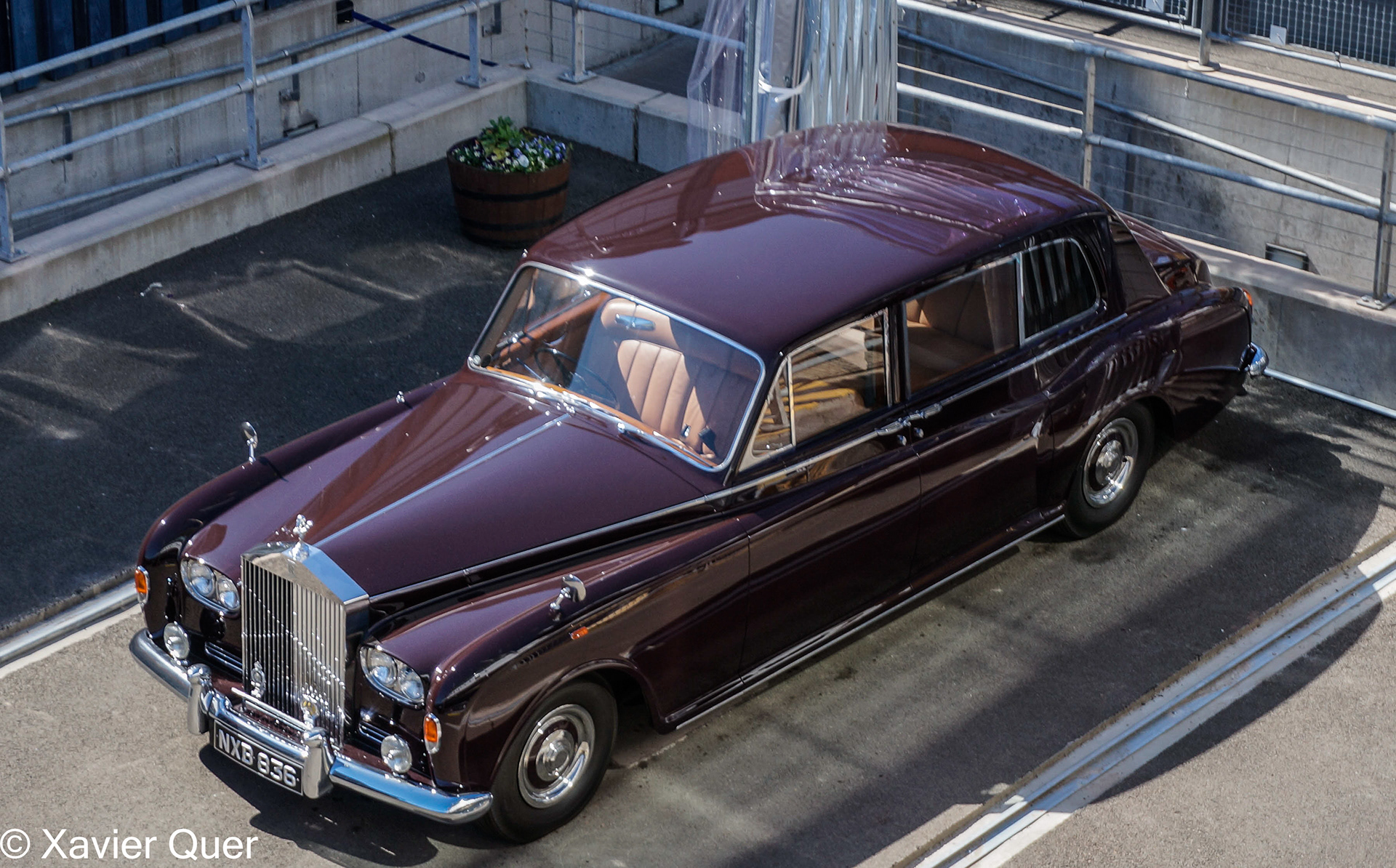 El Rolls Royce a bord del "Britannia", Edimburg. Escòcia