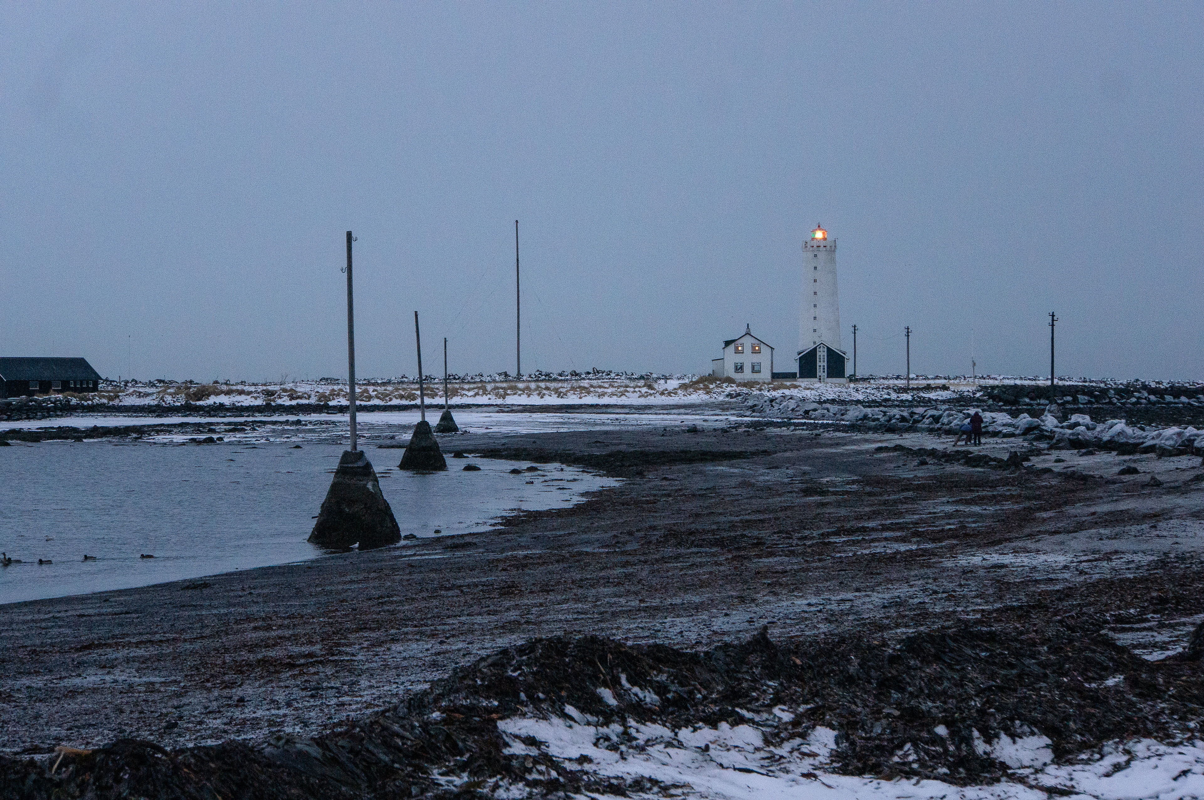 El far de Grótta, Reykjavík (Islàndia)