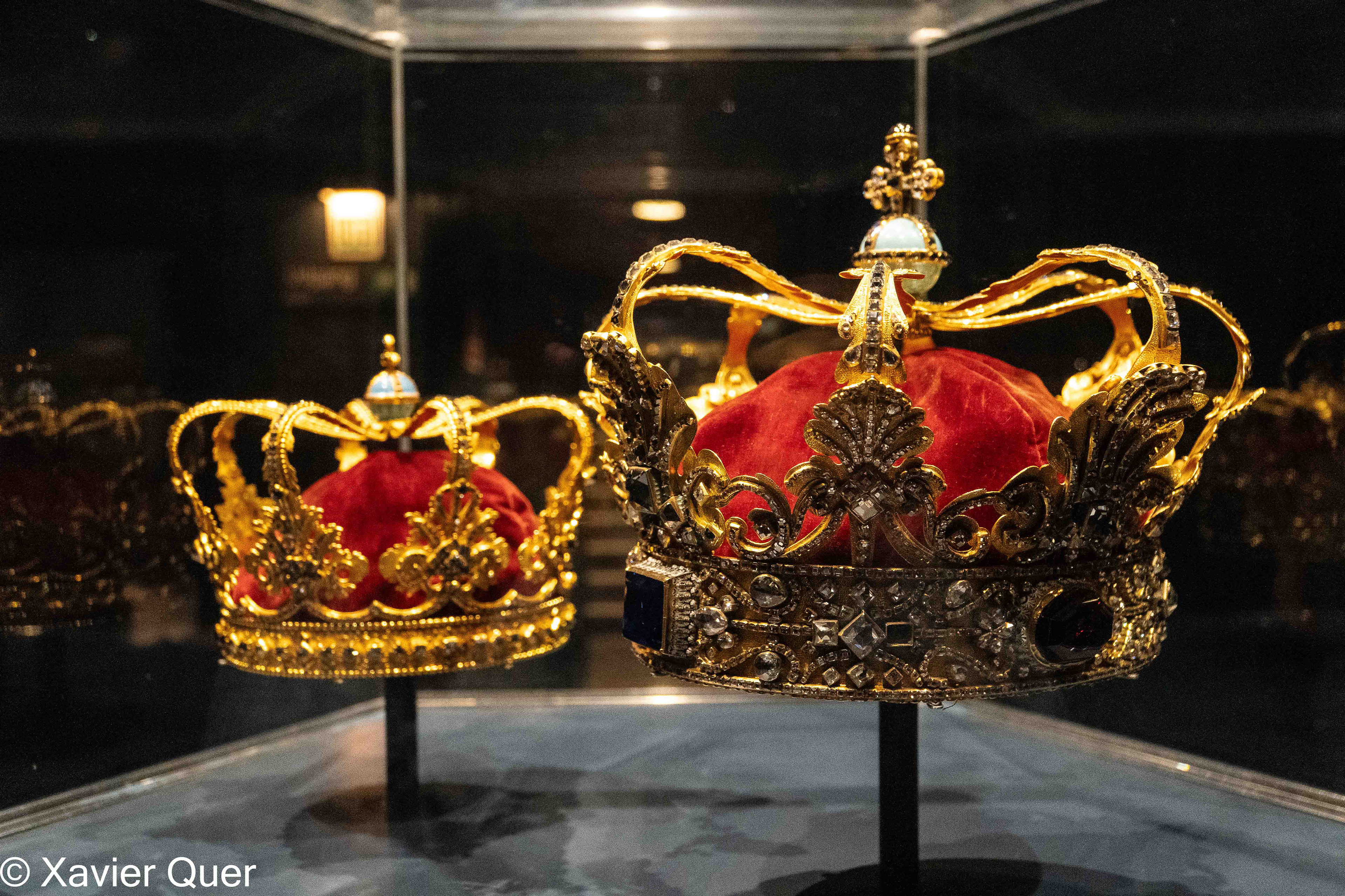 Les corones del regne de Dinamarca, Rosenborg Slot, Copenhaguen.