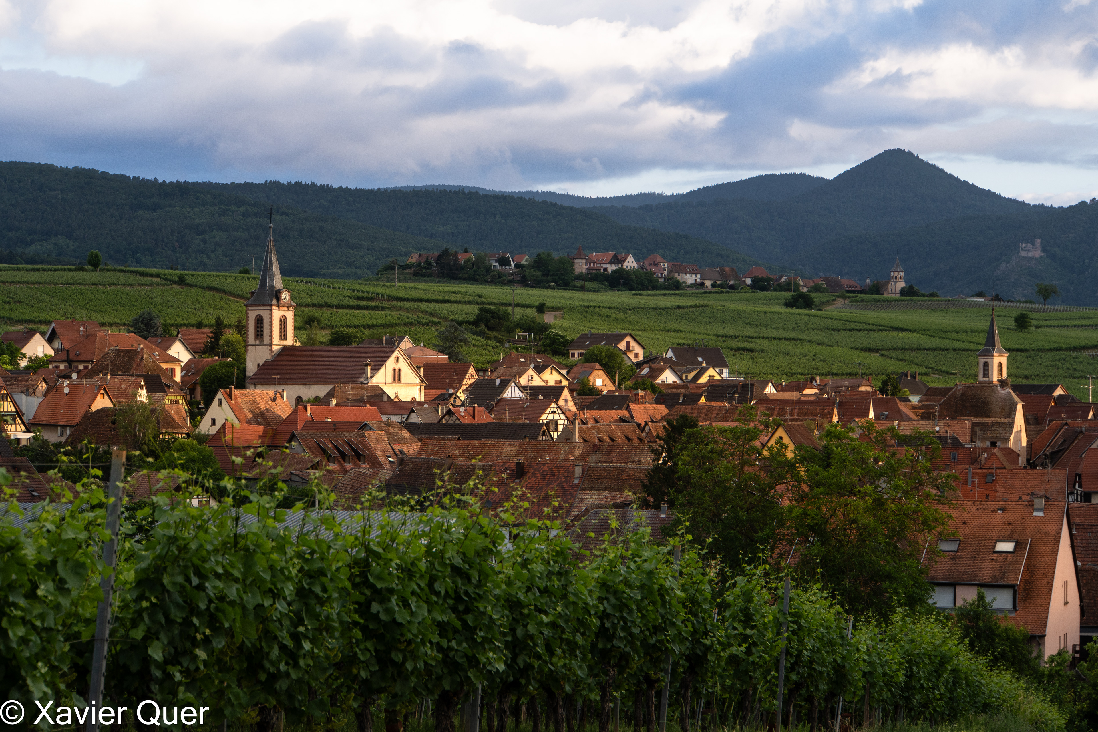 Vista general de Beblenheim.  (Haut Rhin, Grand Est, França)