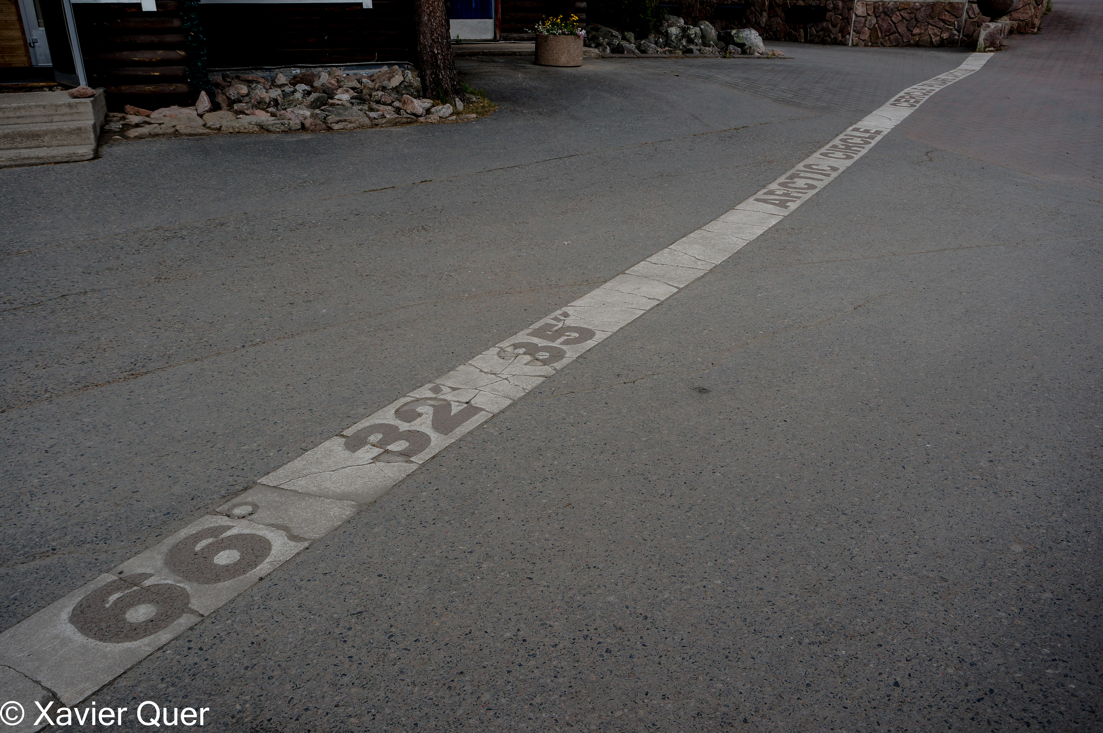 Ratlla del cercle polar àrtic, Rovaniemi (Finlàndia)