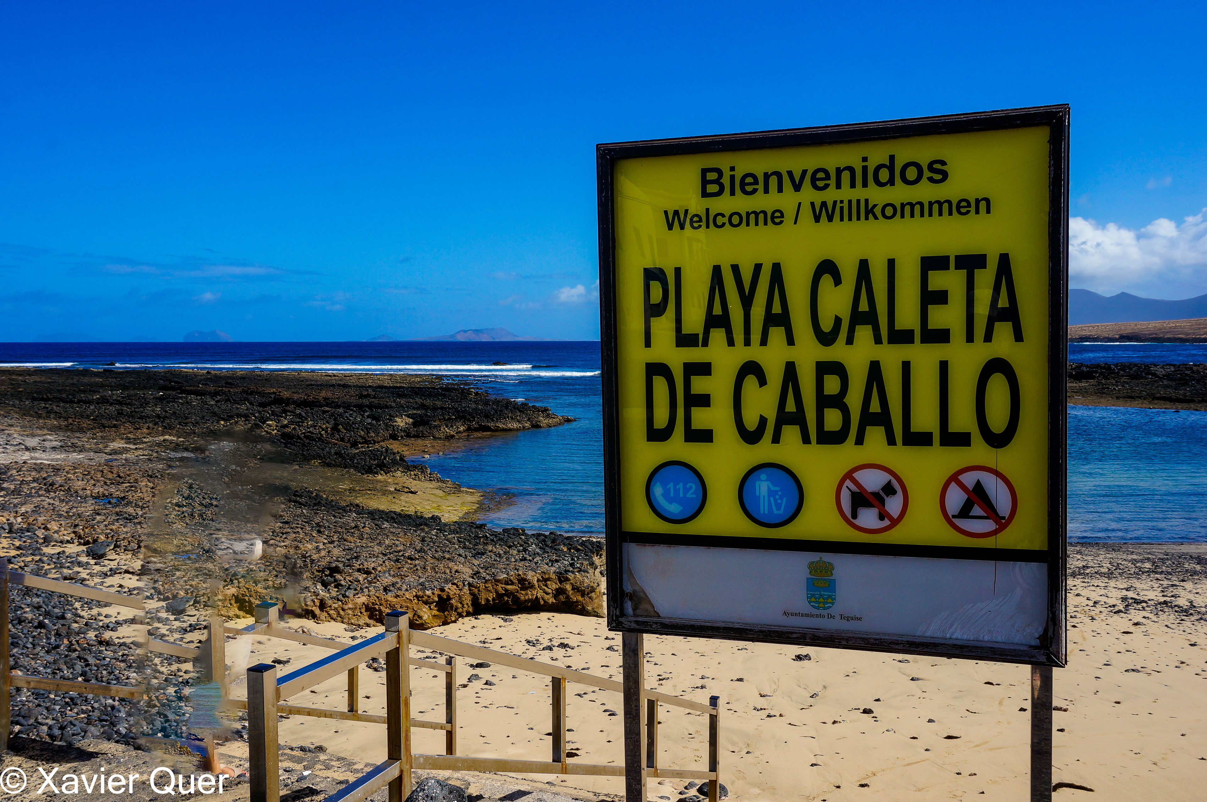 Una platja tranquil·la i còmoda, la Caleta de Caballo