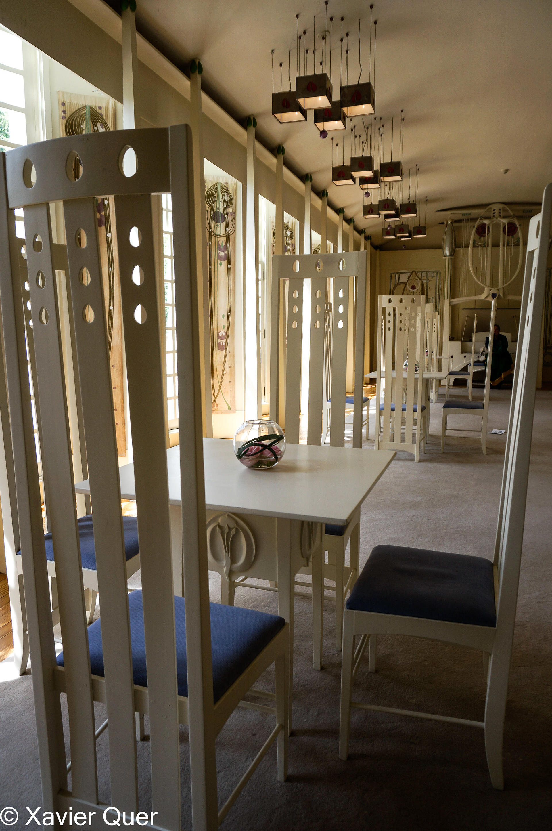 Interior de la Casa Mackintosh, House for an Art Lover, Glasgow. Escòcia