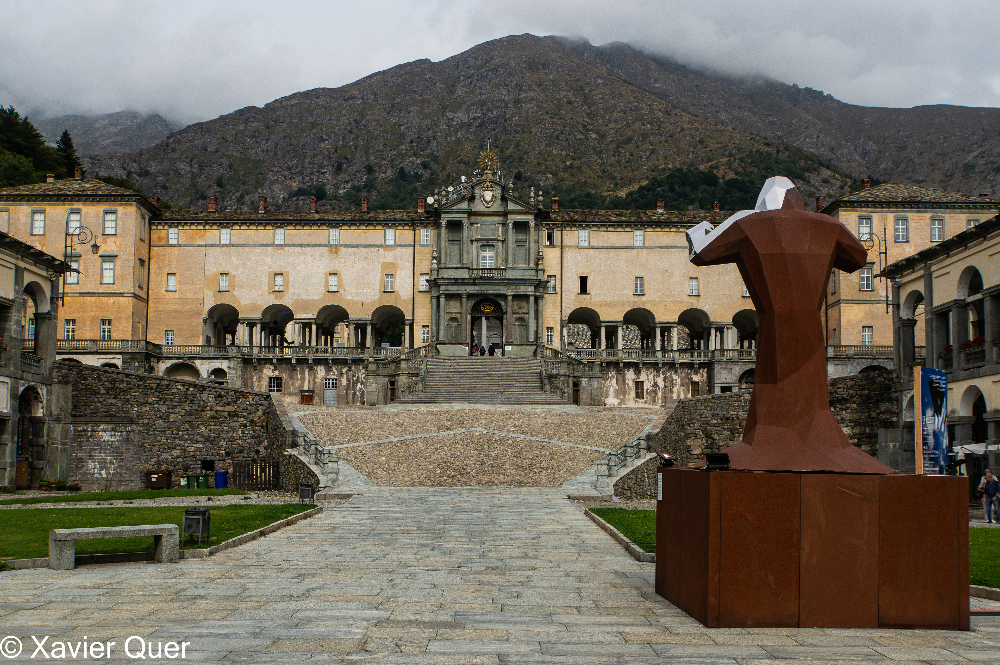 Vista general del Santuari d'Oropa
