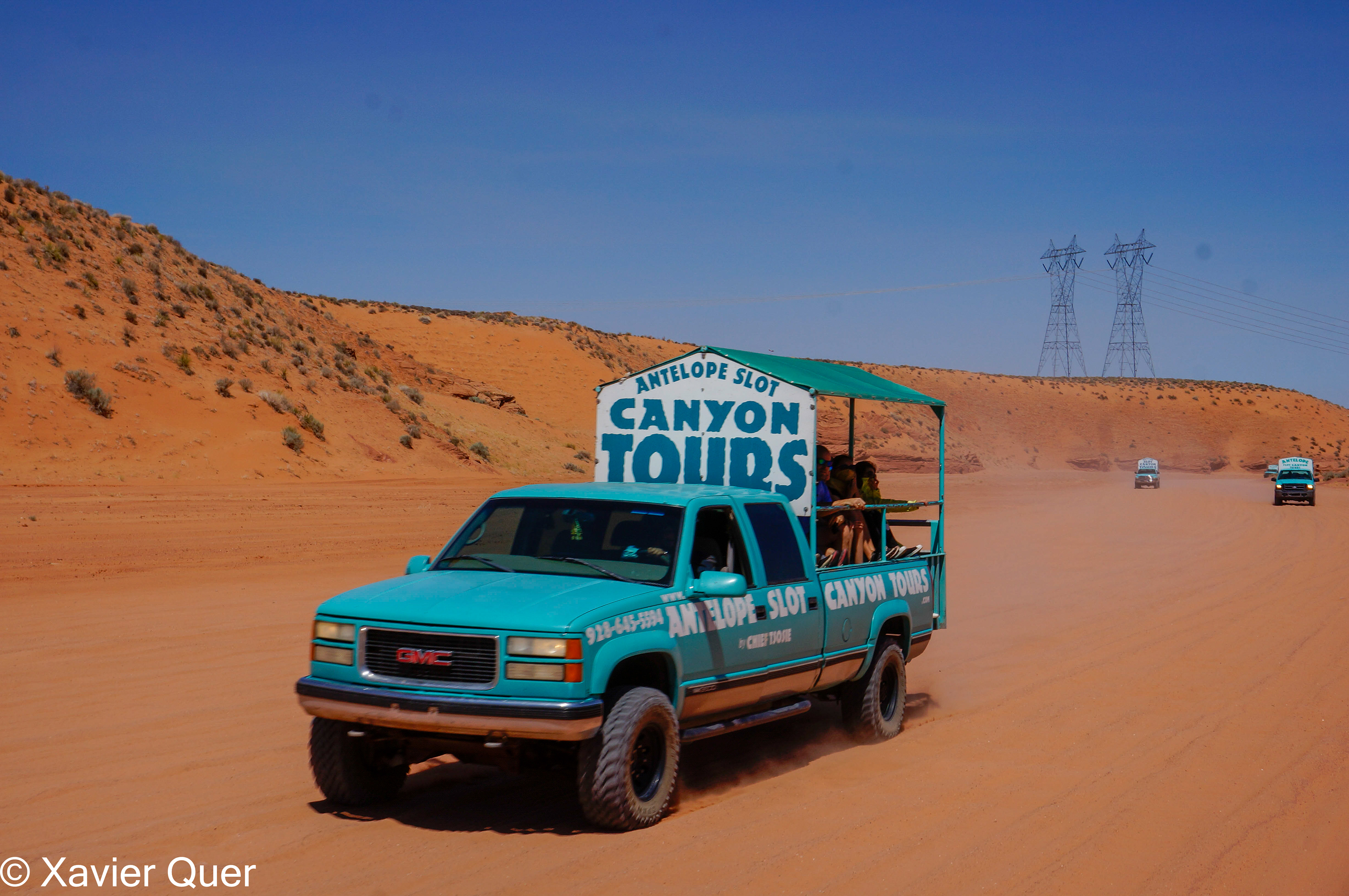 Les pick-up de camí a Antelope Canyon, Arizona