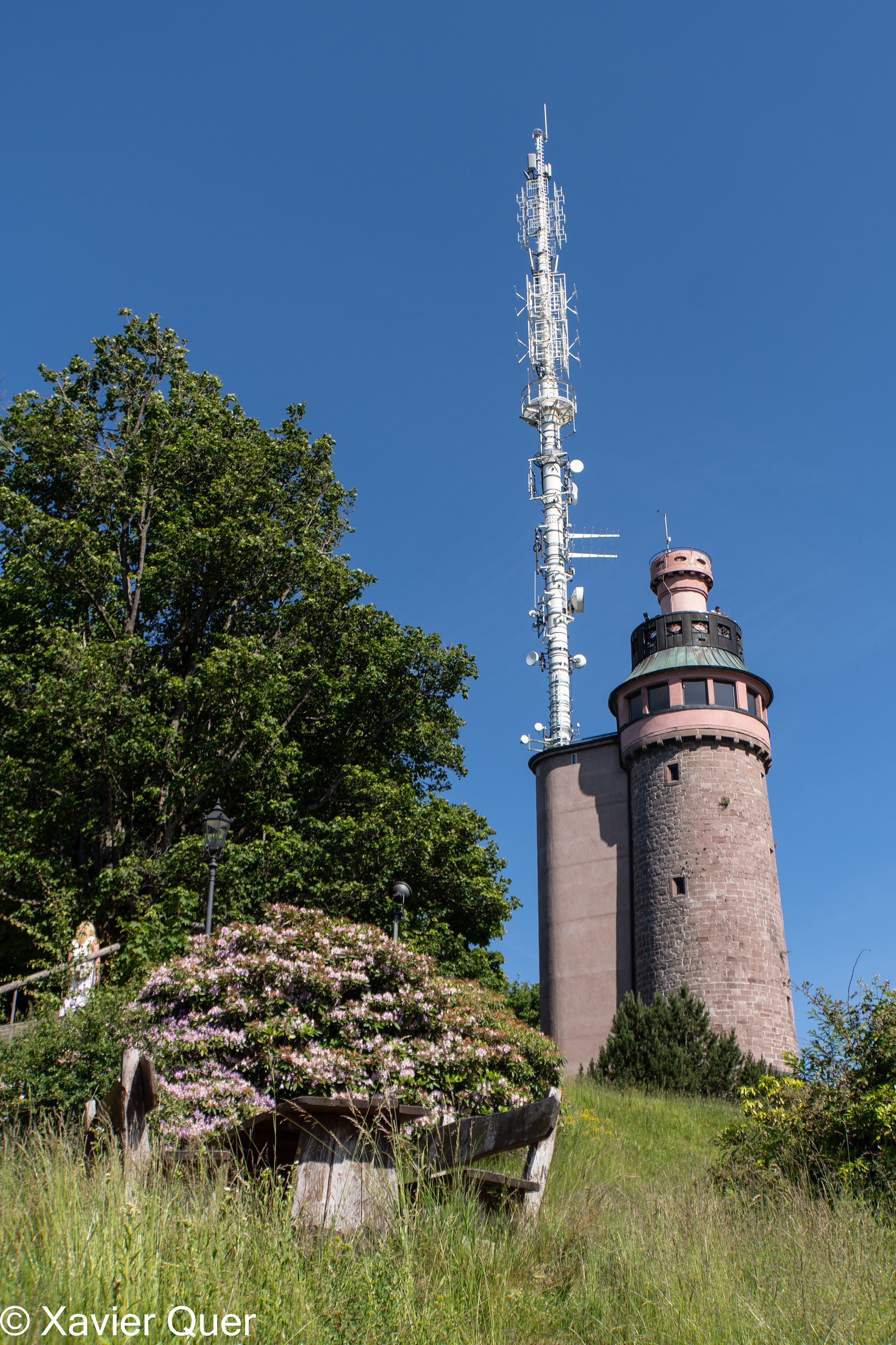 Torre de comunicacions, Mont merkur, Baden-Baden, Baden-Württenberg, Alemanya