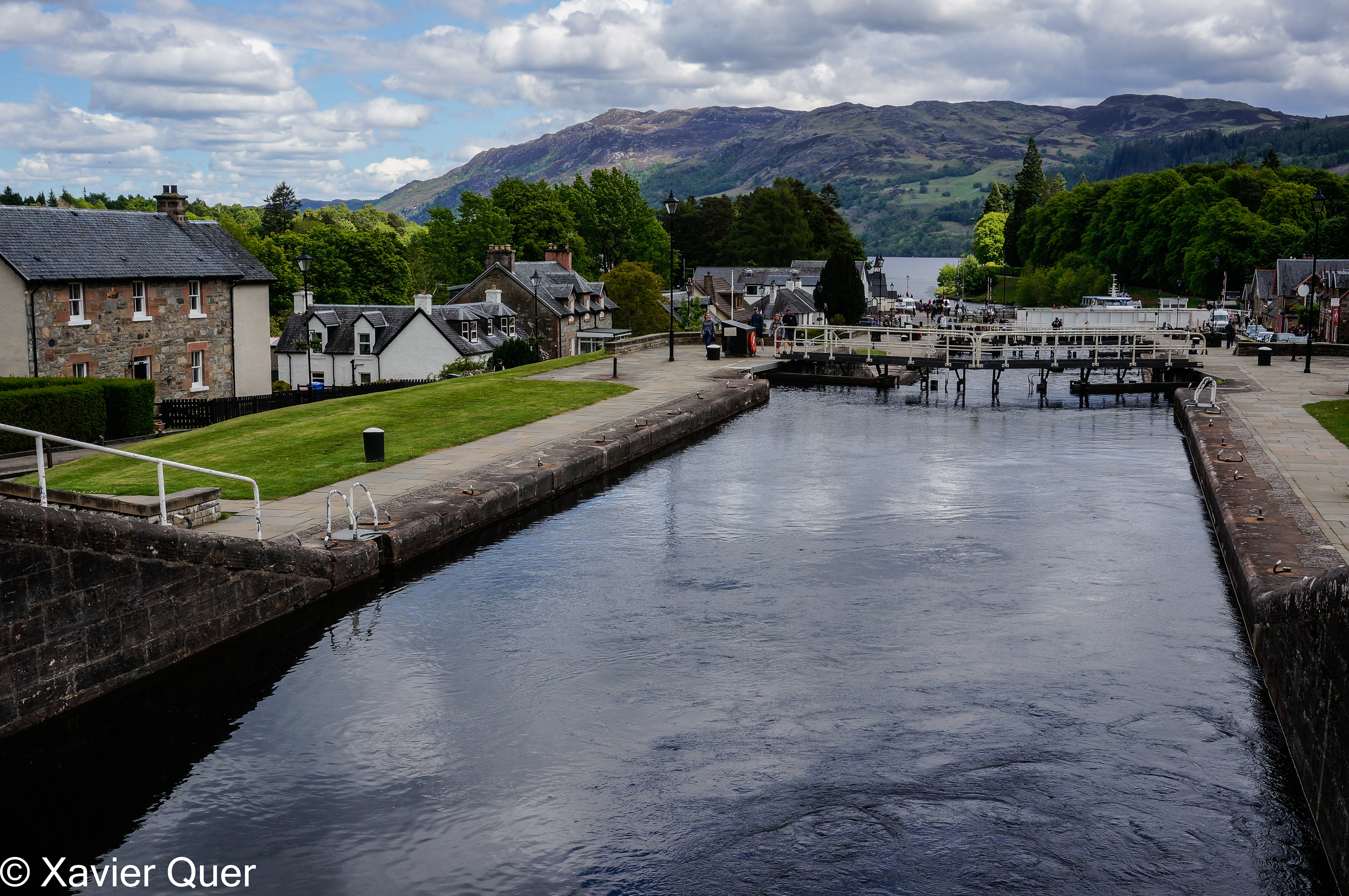 Rescloses Llac Ness - Canal de Caledònia a Fort Augustus, Escòcia