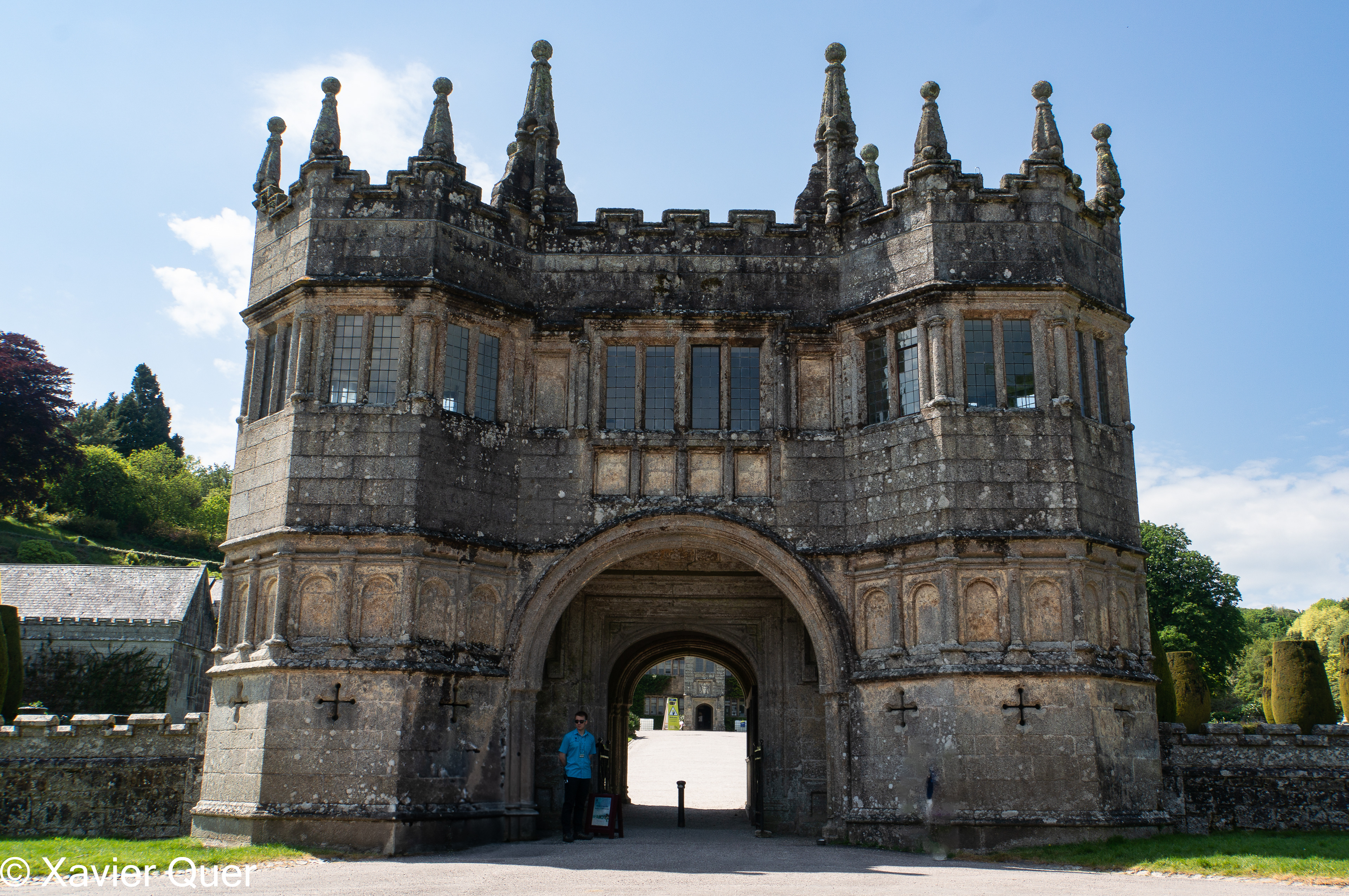 Accés a la casa de Lanhydrock