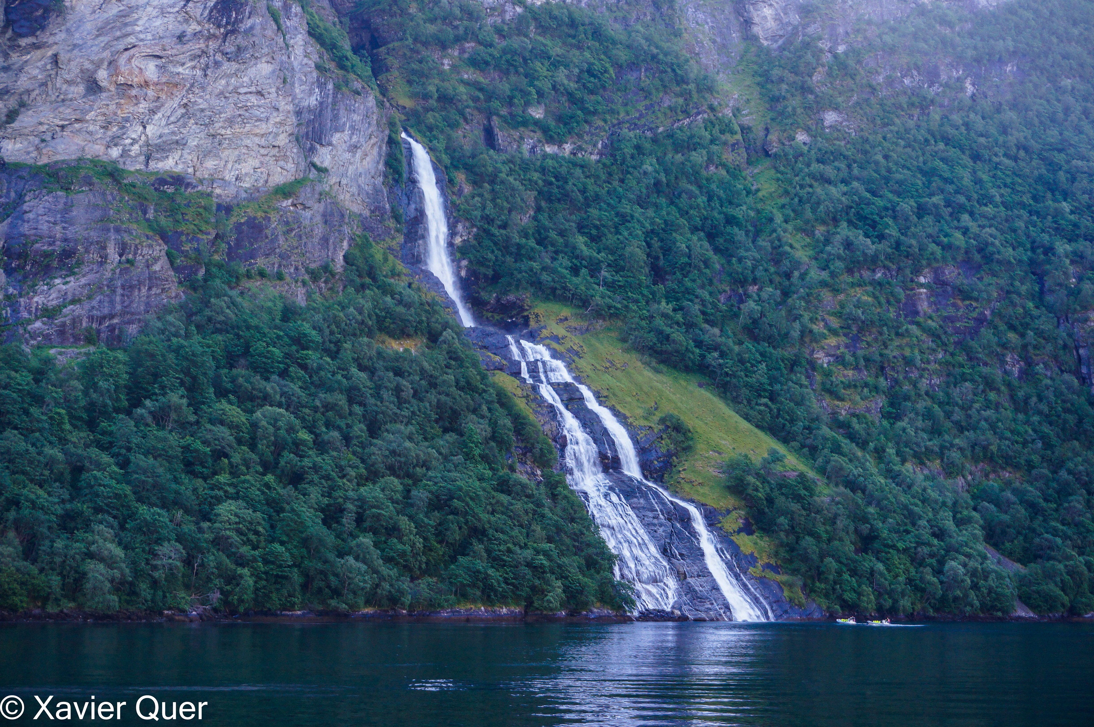 Una de les cascades del fiord de Geiranger, Noruega